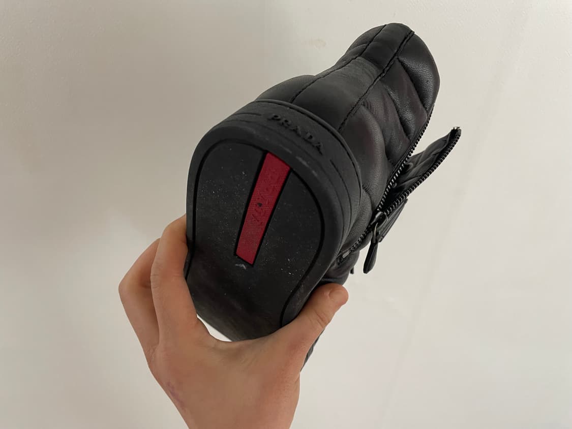 프라다 레더 하이탑 상품이미지4