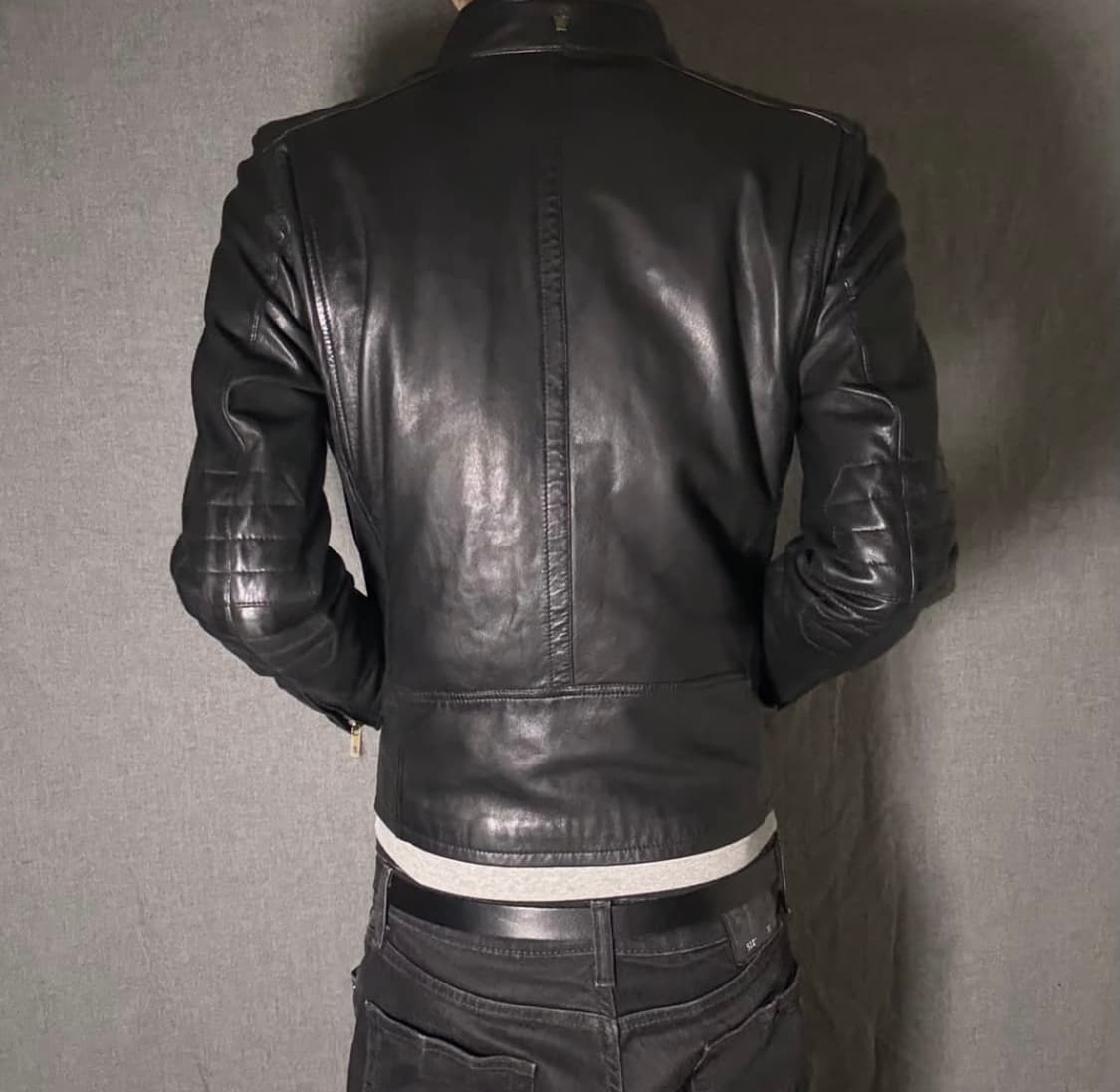 lamb skin leather jacket 상품이미지3