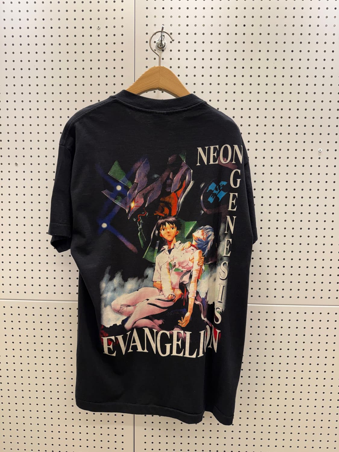 빈티지 에반게리온 프린팅 반팔 티셔츠 U1492 상품이미지3