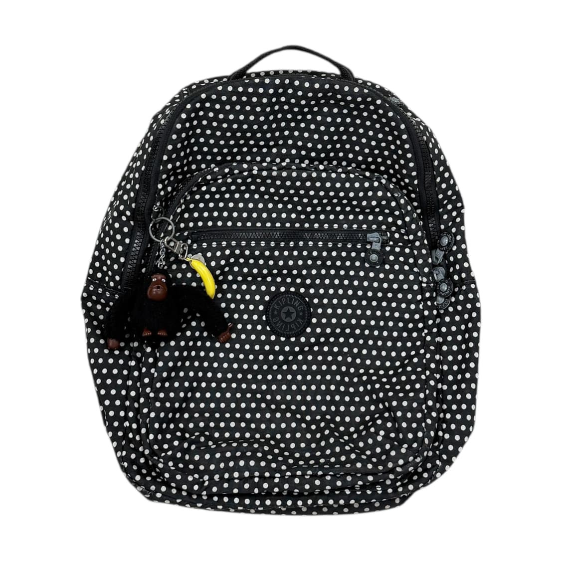 키플링 빈티지 모리걸 도트 땡땡이 폴카 패턴 백팩 가방 상품이미지1
