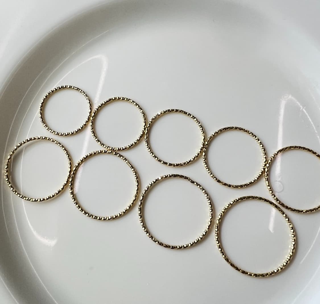 (새상품) 925실버 컷팅 실반지 순은반지 실버반지 상품이미지4