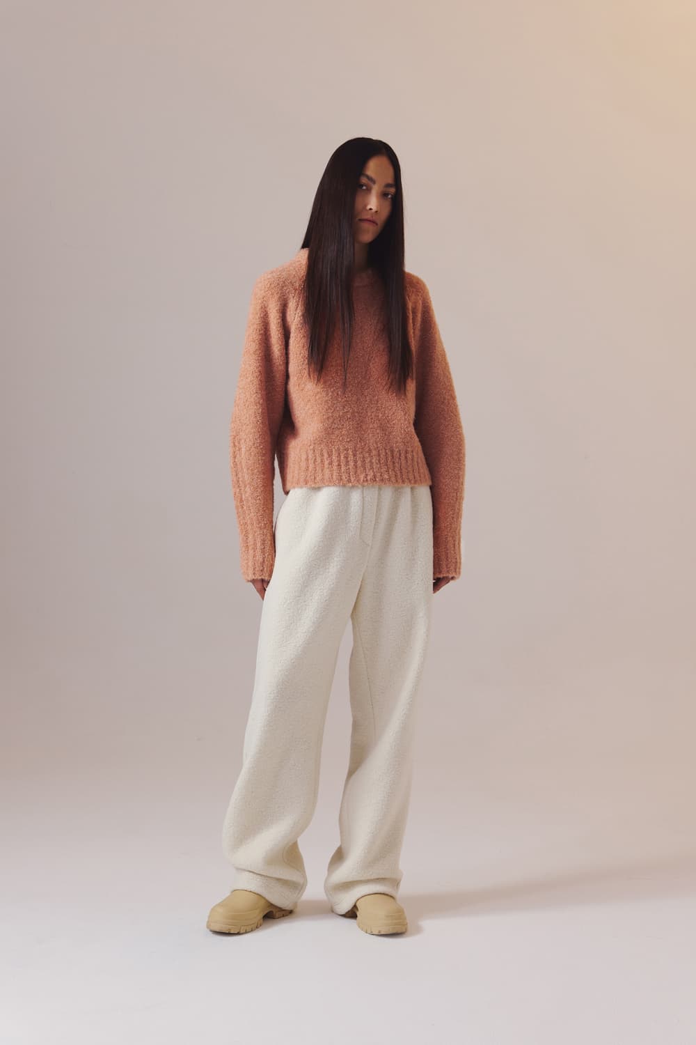 인사일런스 라운드 니트 / 여성 니트 / 여자 니트 상품이미지2