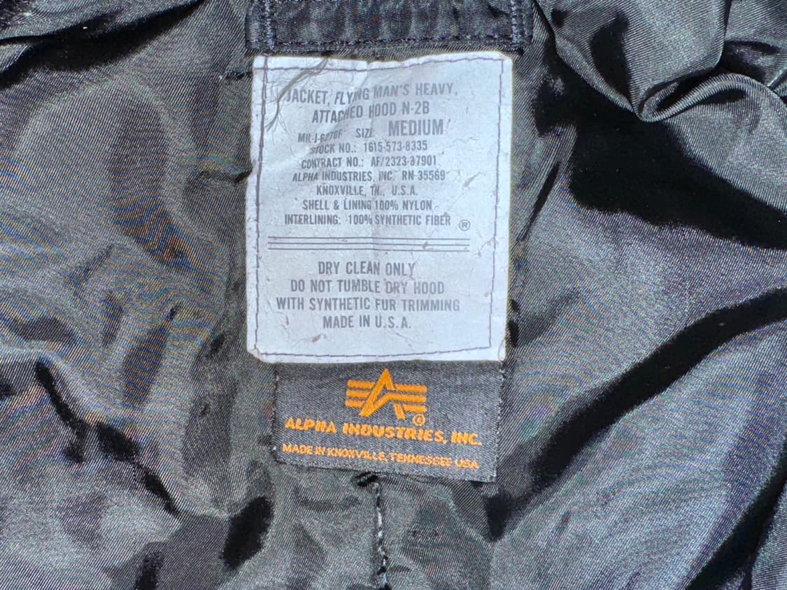 Alpha Industries 알파인더스트리 n2b 패딩 자켓 카키 상품이미지3