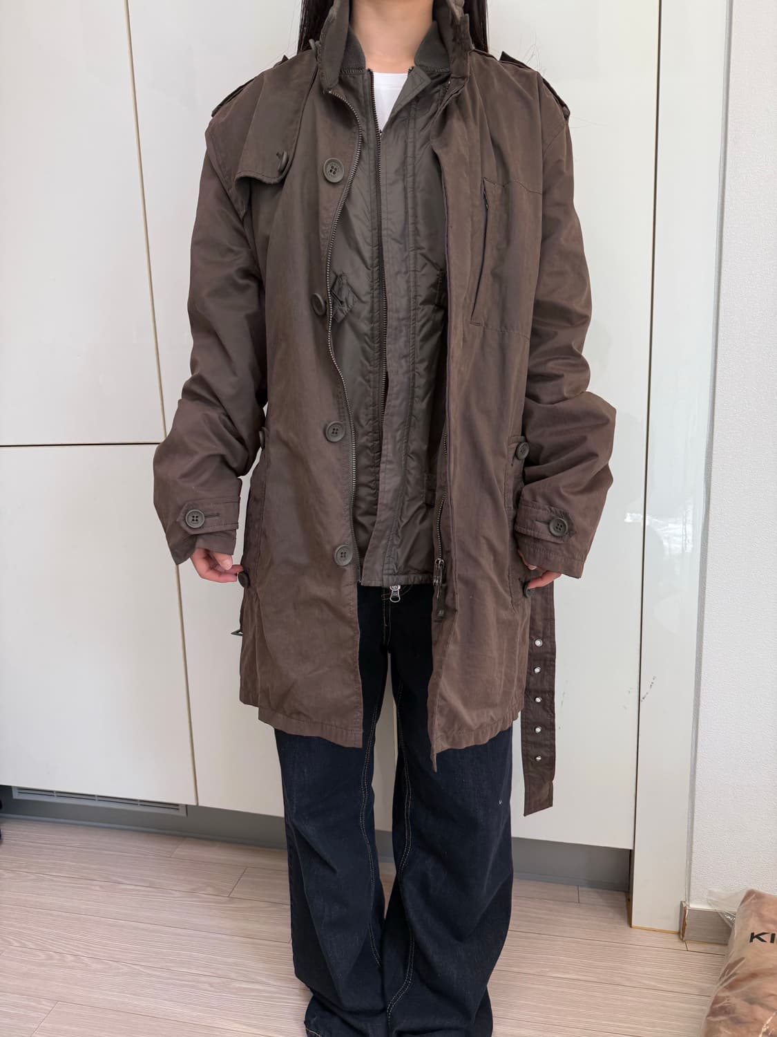 2000s  Belted Field Coat jacket 상품이미지1