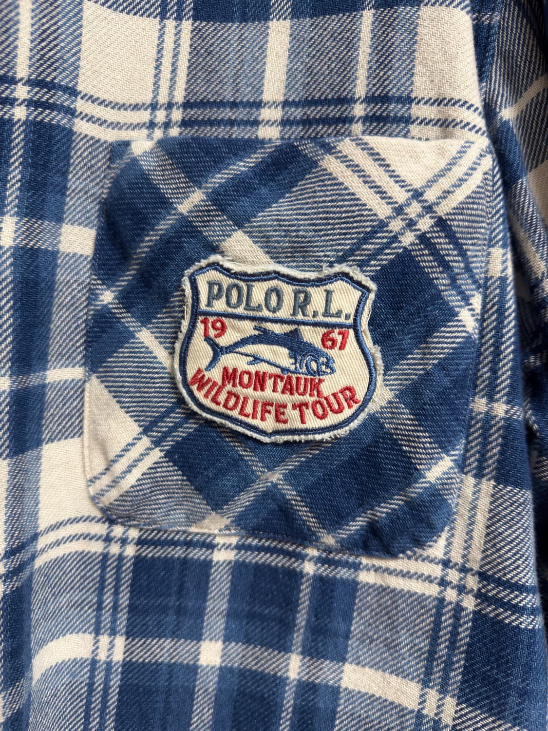 폴로 랄프로렌 / 더 트로피 피싱클럽 / 플란넬 캠프셔츠 L 상품이미지4