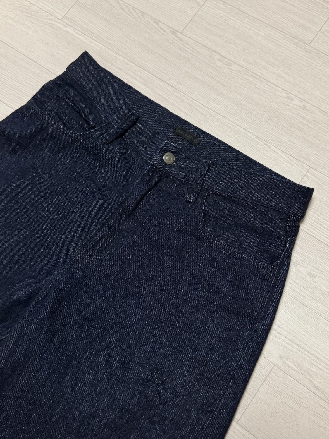 유니클로 와이드 스트레이트진 68블루 30 상품이미지2