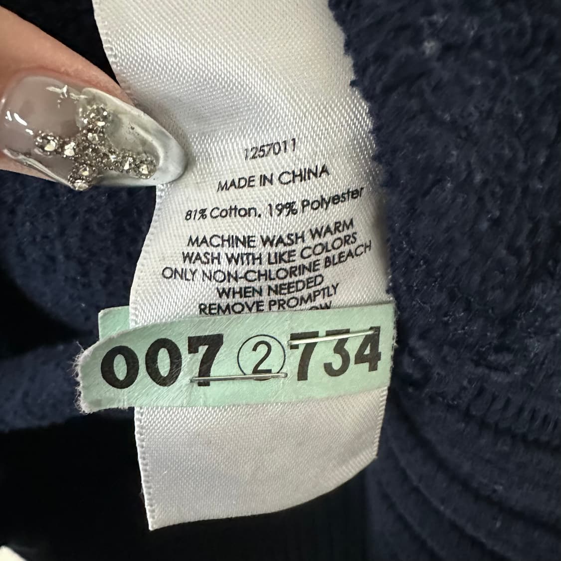 폴로 숄카라 스웨트셔츠M 상품이미지4