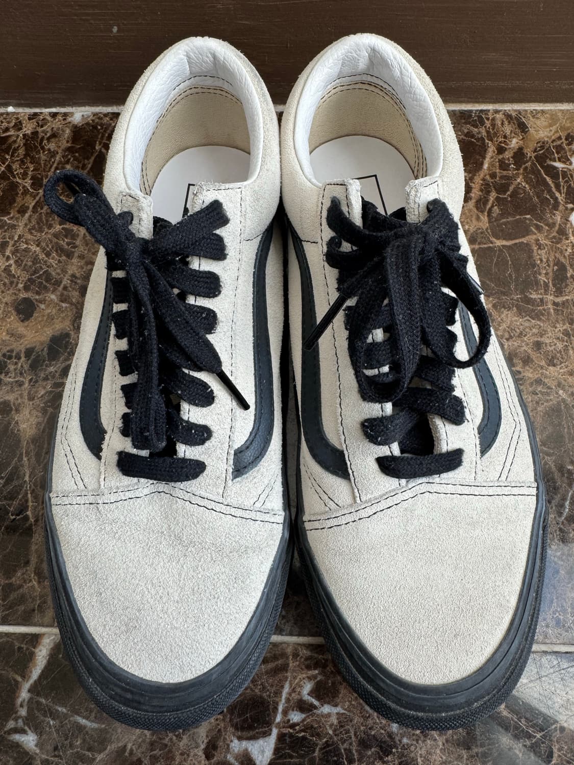 올드스쿨 36 DX - (애너하임 팩토리) og 화이트 블 랙 상품이미지5