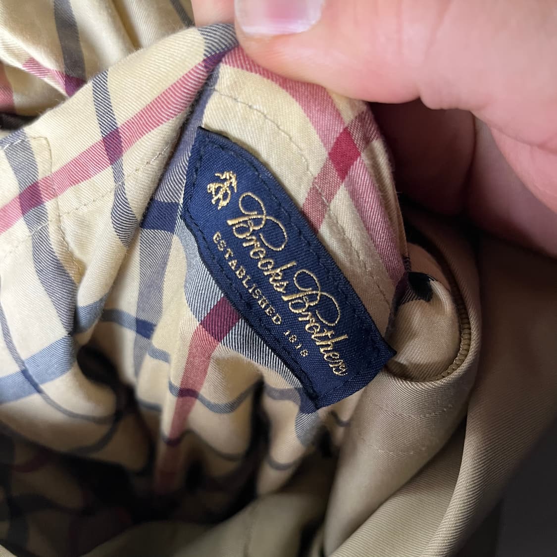 [Brooks Brothers] 브룩스브라더스 트렌치코트 (내피x) 상품이미지6