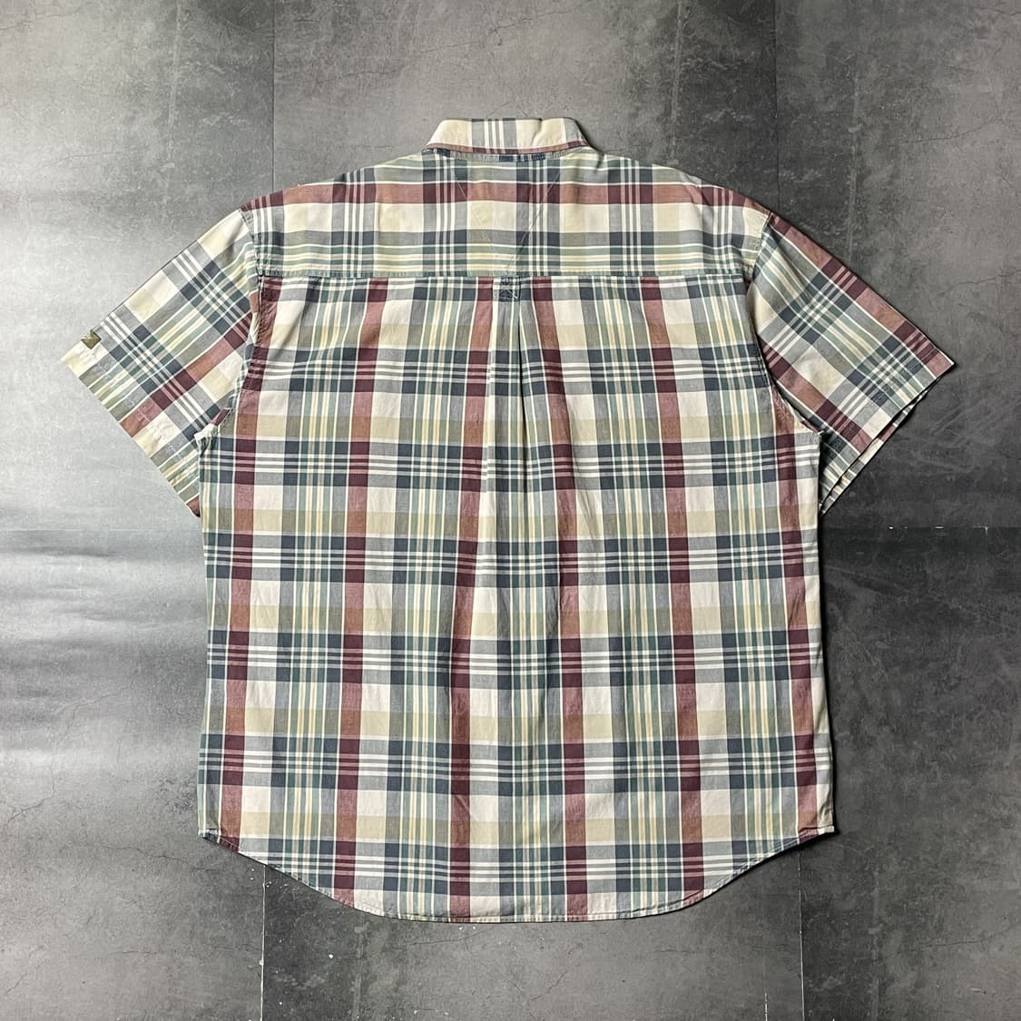 DICKIES 디키즈 빈티지 체크 다운버튼 반팔 워크셔츠 A01047 상품이미지7