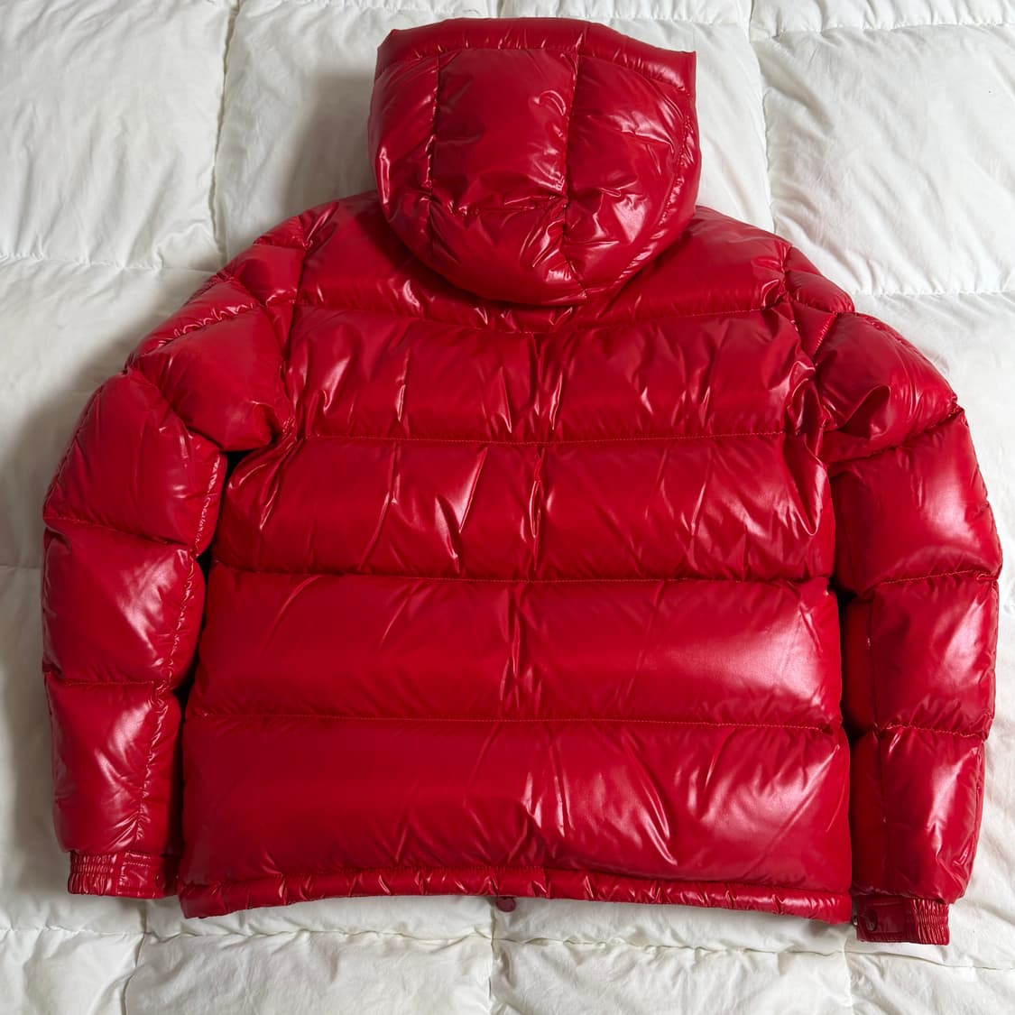 (2) 몽클레어 ECRINS 에크린스 유광 패딩 레드 상품이미지2