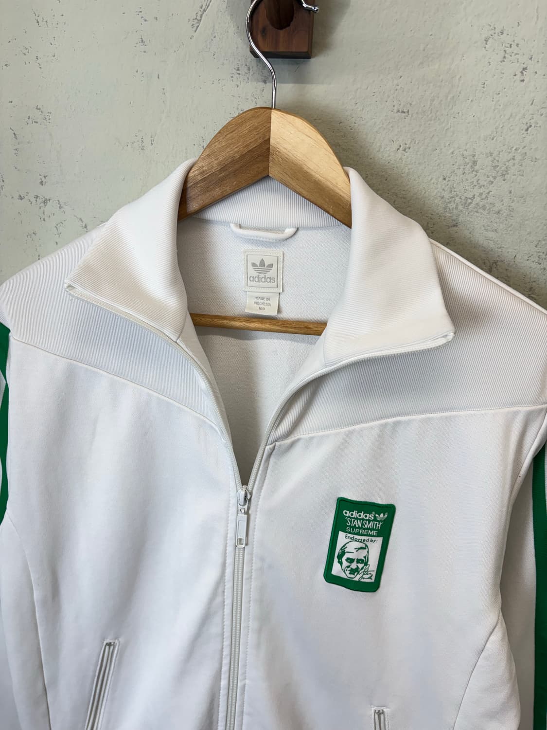 아디다스 슈프림 스탠스미스 빈티지 트랙탑 져지 화이트 상품이미지4