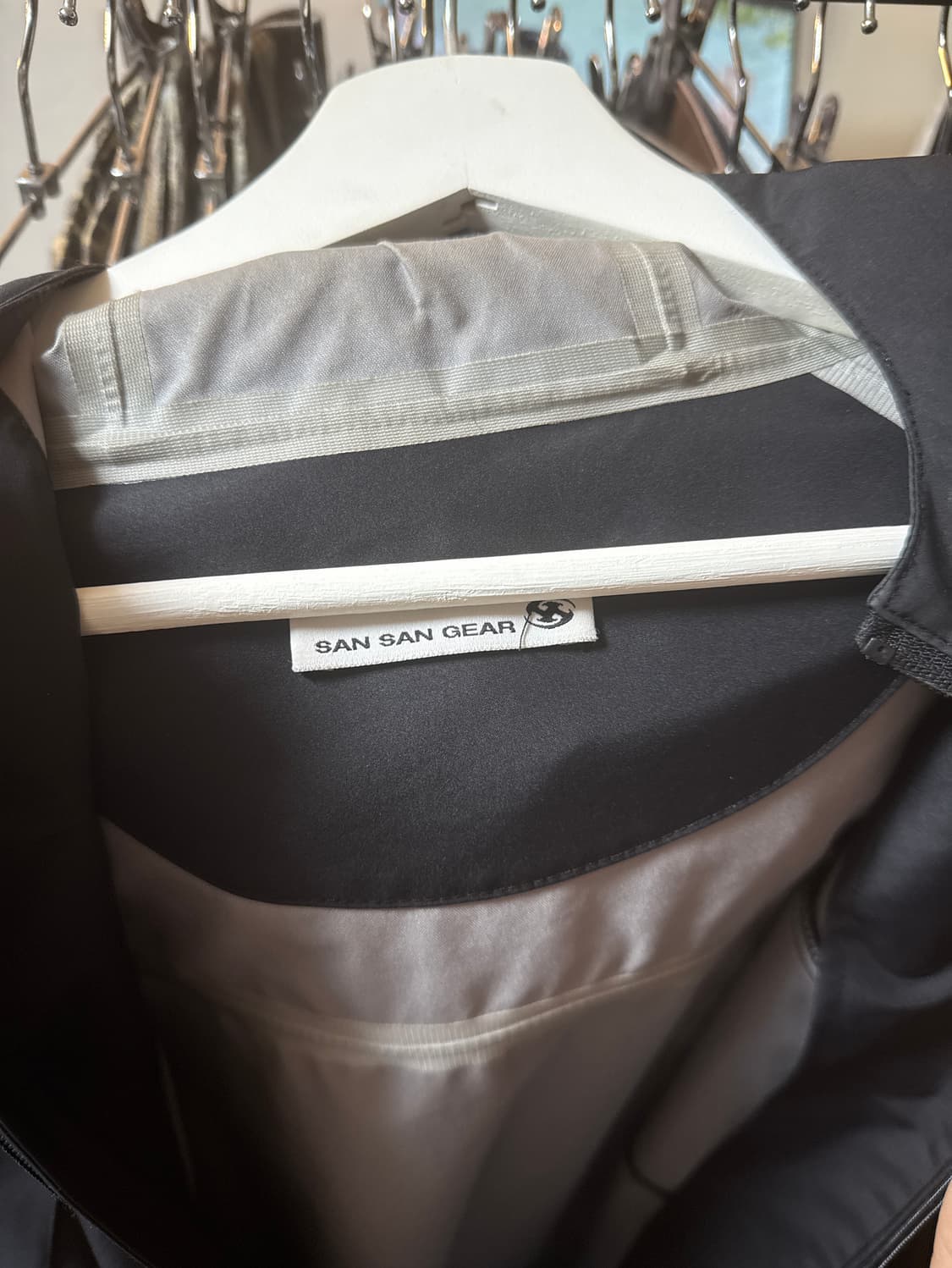 산산기어 윈드블록 자켓 블랙 - 22FW 상품이미지5