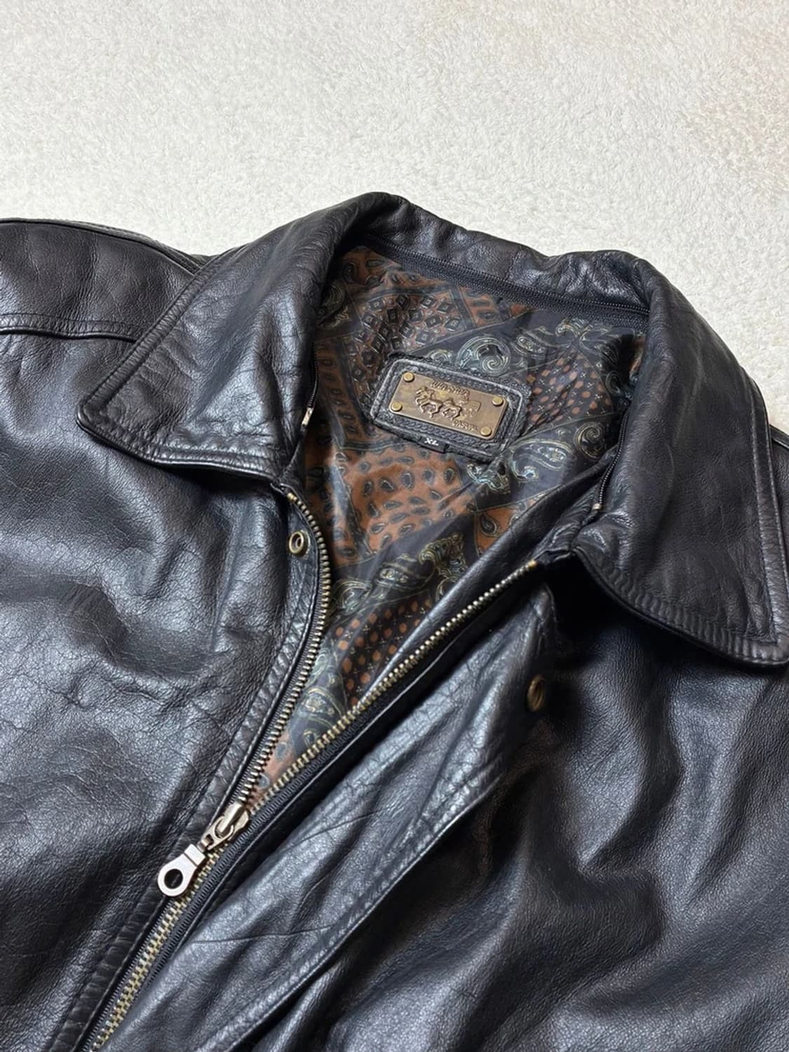 WinStan 90's A-1 리얼 레더 봄버 자켓 PN6377 상품이미지3