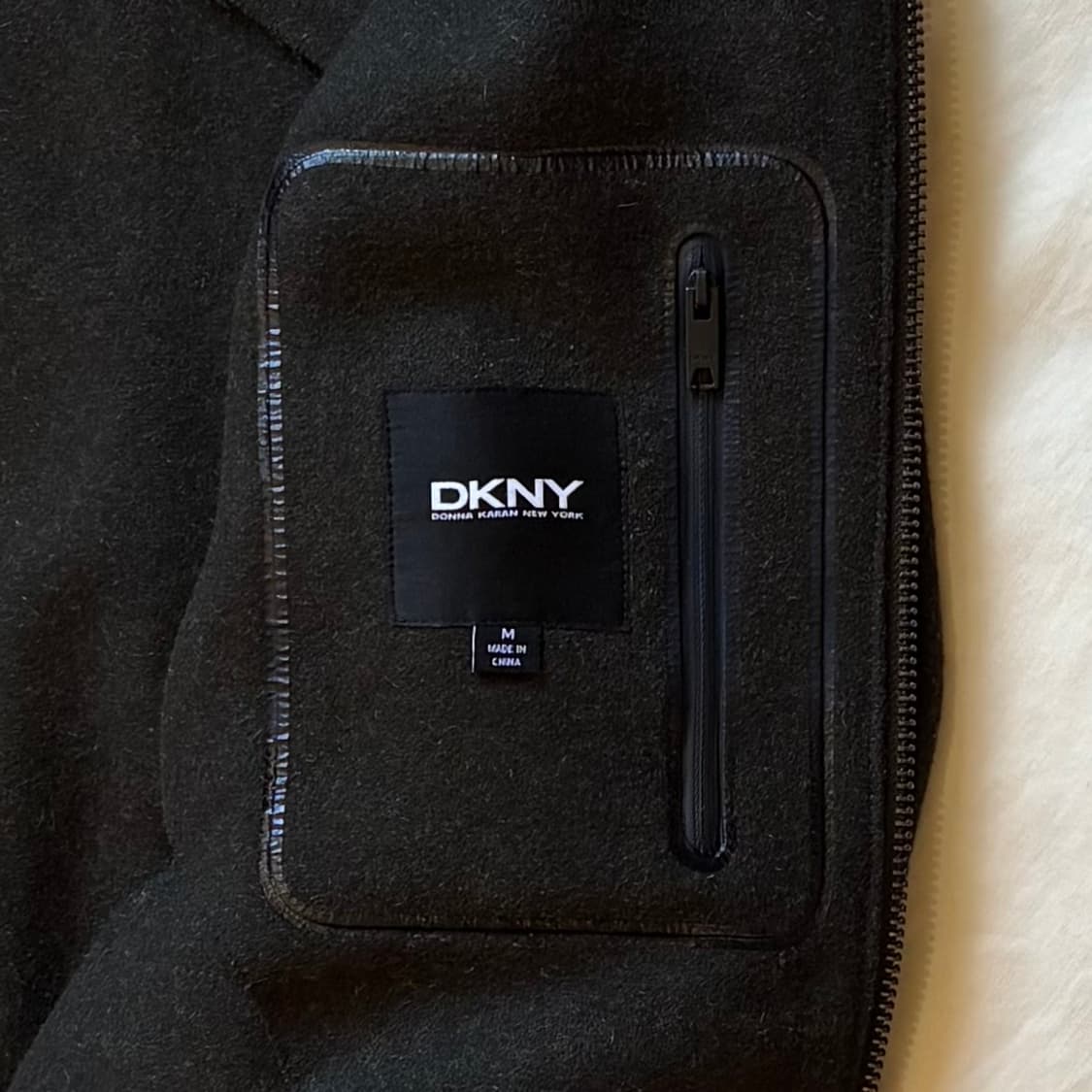 [100-102] DKNY 다크 올리브드랩 2way 봄버 자켓 상품이미지7