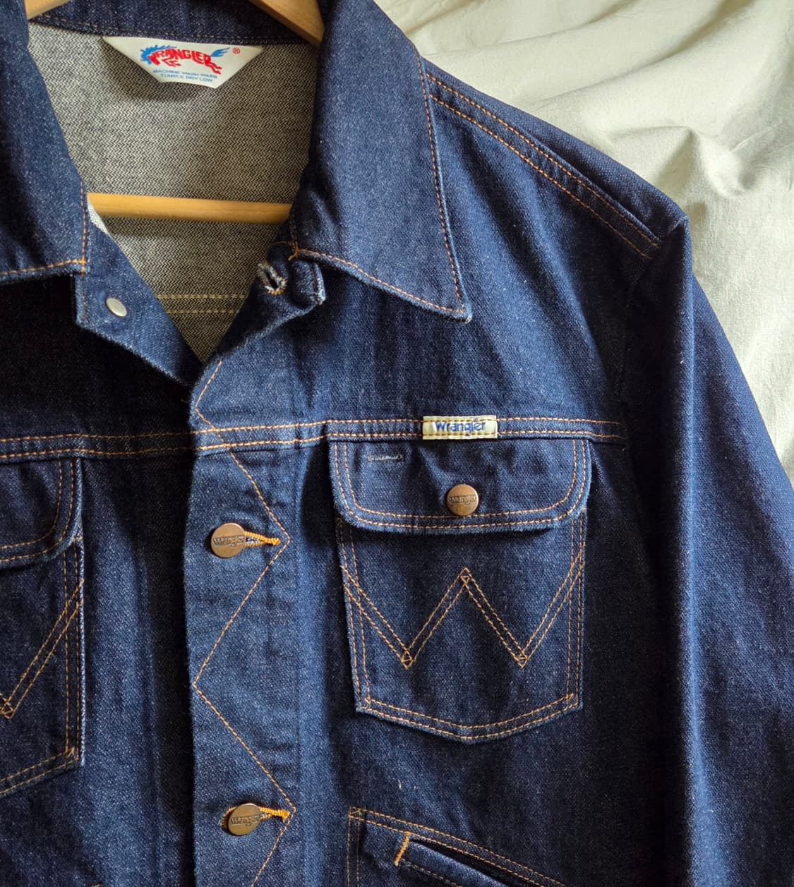 랭글러 124MJ 데님 자켓 인디고 L 상품이미지2