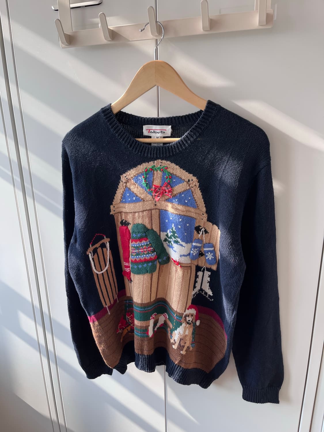 Talbots 크리스마스 풍경 니트 스웨터 상품이미지6
