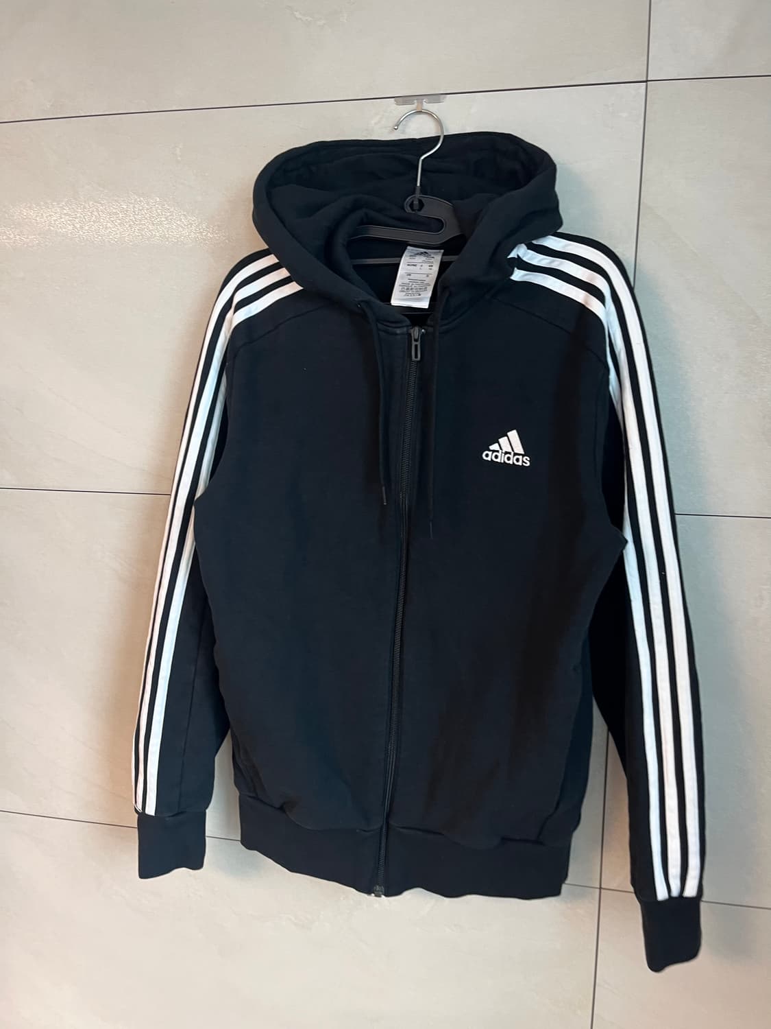 아디다스 후드집업 블랙 [M] 상품이미지3