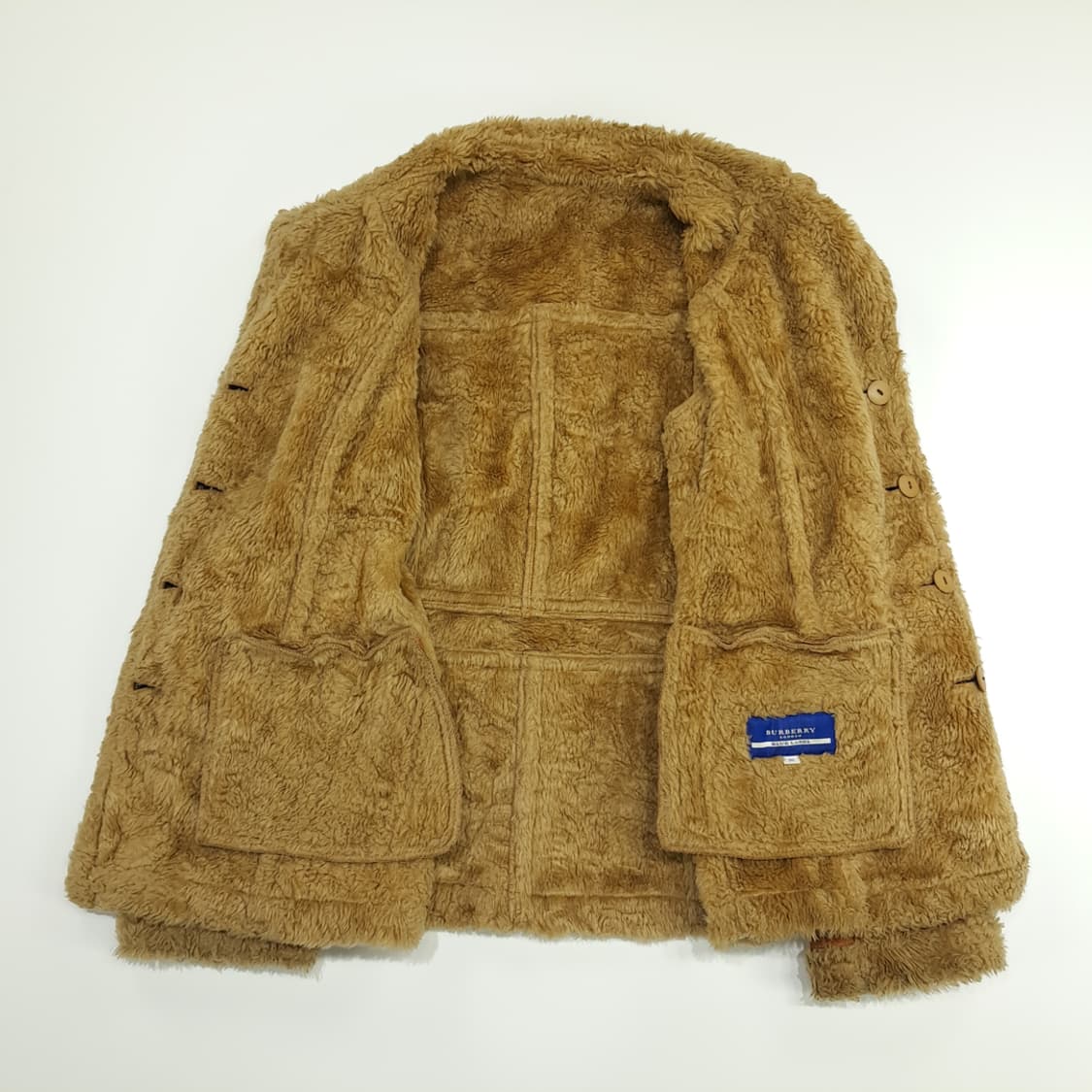 CN757W M 버버리 블루라벨 카멜 시어링 자켓 상품이미지5