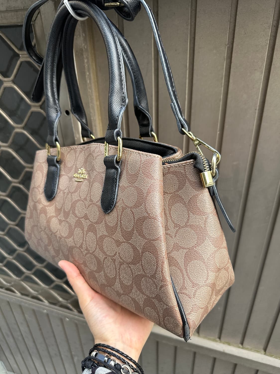 Coach vintage brown leather bag 상품이미지4