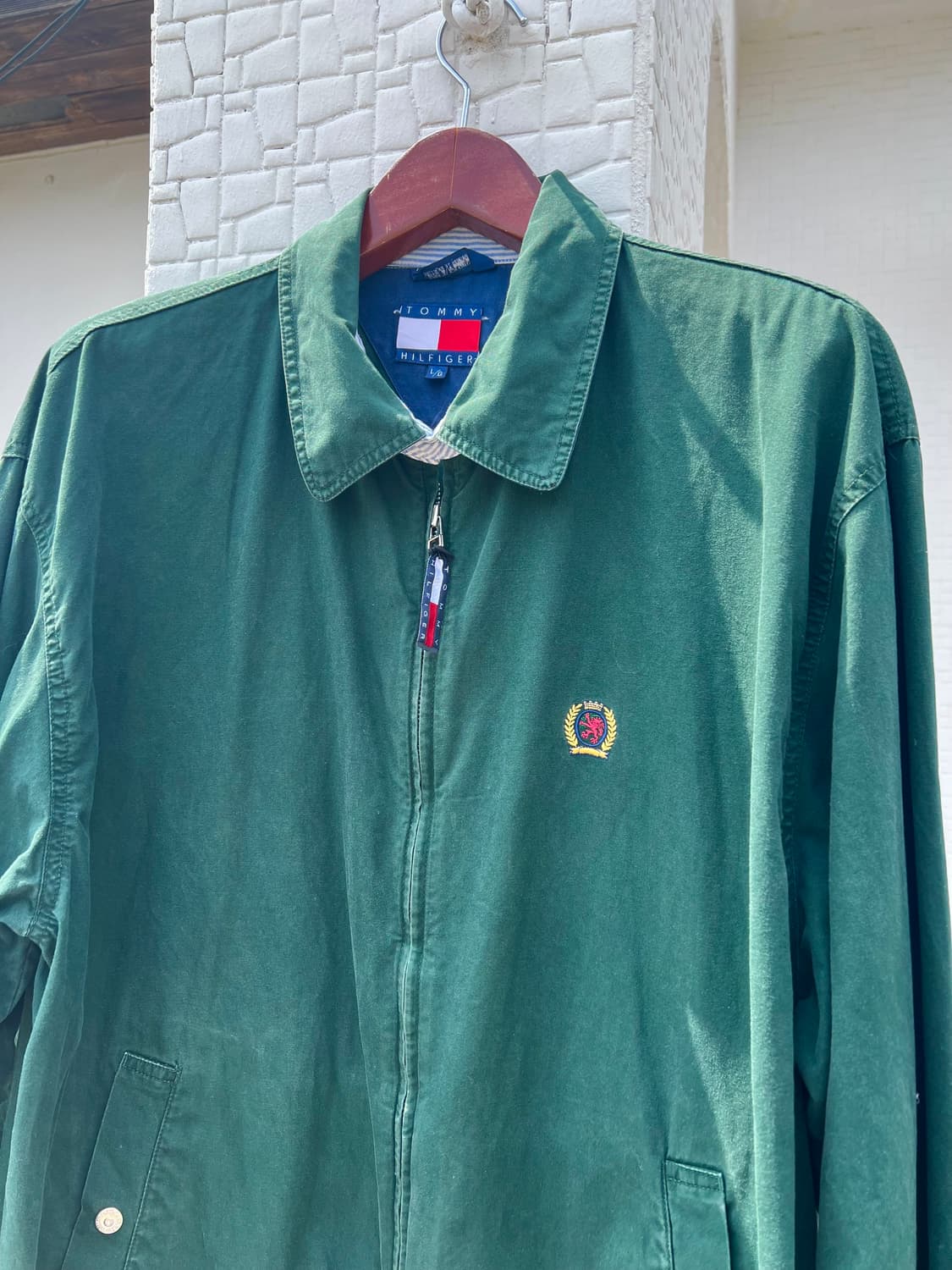 90s 타미힐피거 스윙톱 블루종 자켓 L 상품이미지2