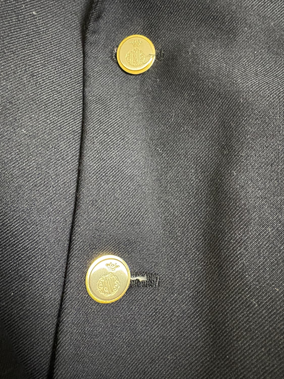 프랑스군 세인트 시르 군사학교 네이비 금장 블레이저 자켓(105) 상품이미지4