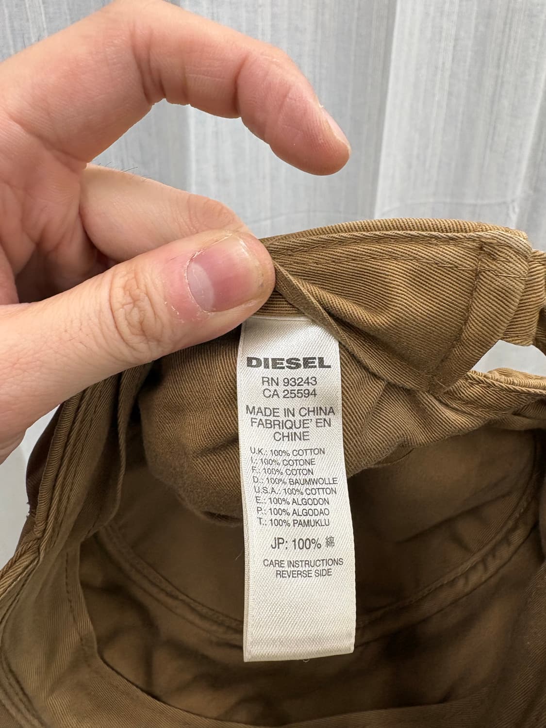 Diesel 디젤 워크캡 빈티지 볼캡 모자 상품이미지7