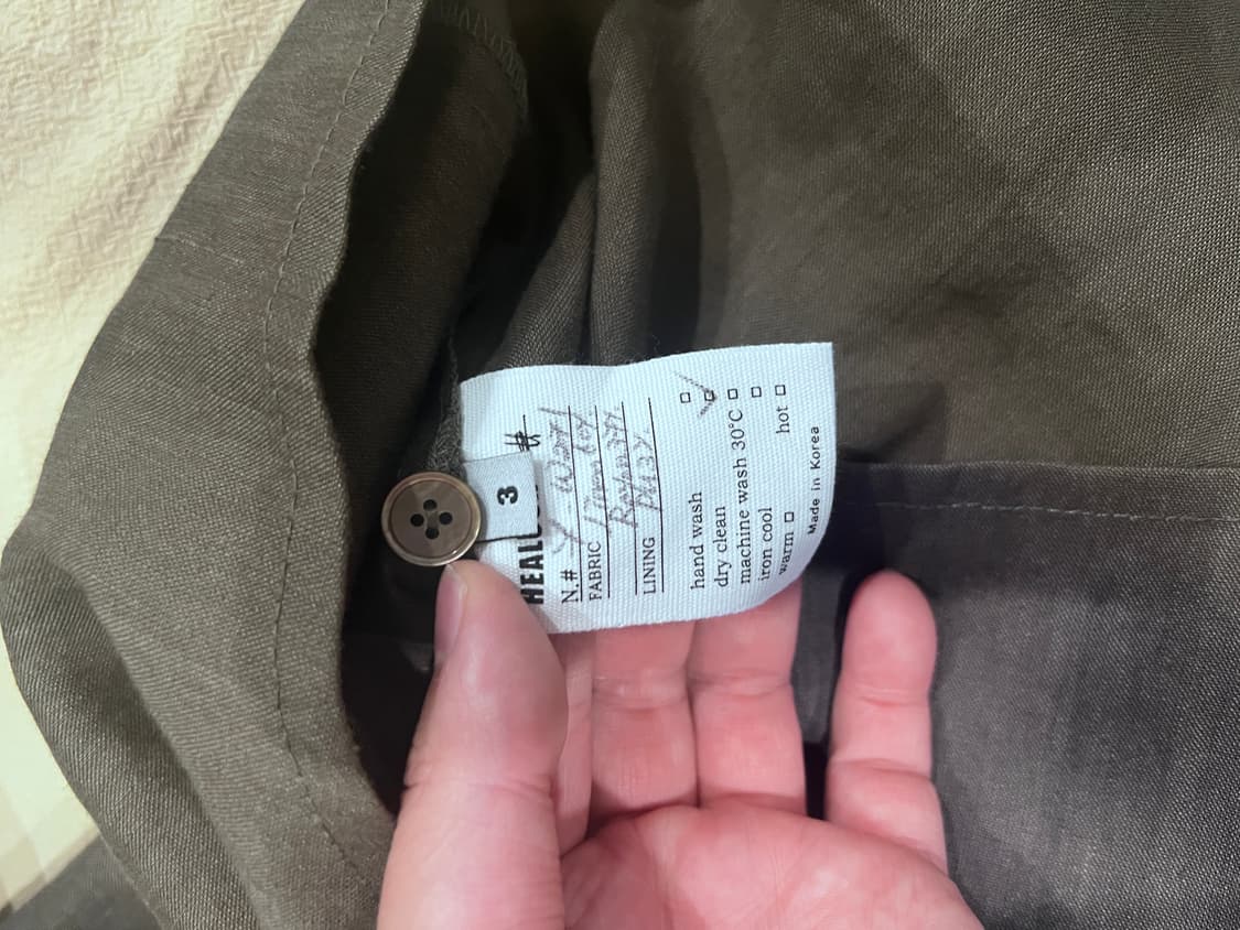 Healush 린렌 셔츠 입니다. 상품이미지3