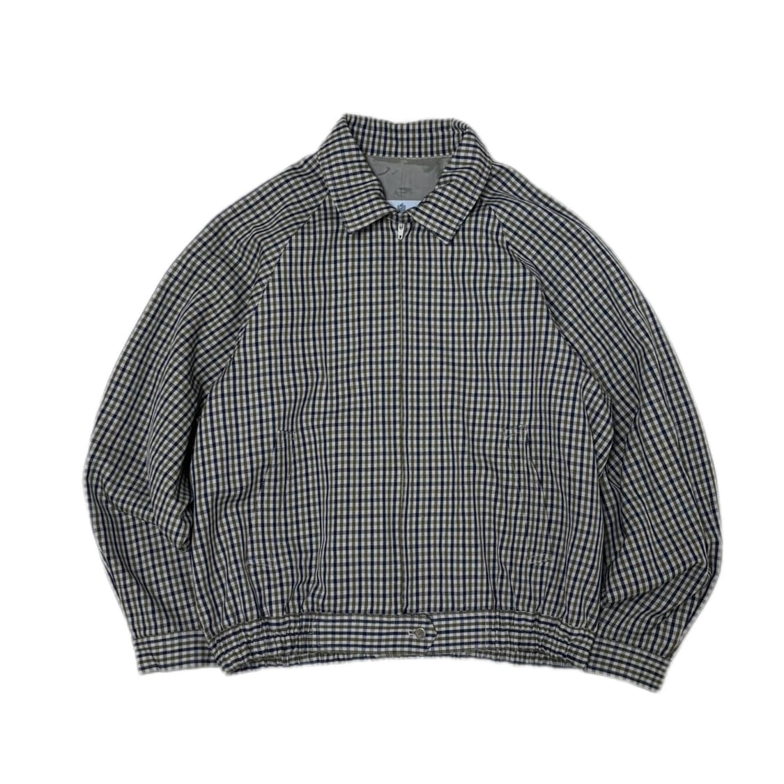 Aquascutum 아쿠아스쿠텀 노바체크 블루종자켓 상품이미지1
