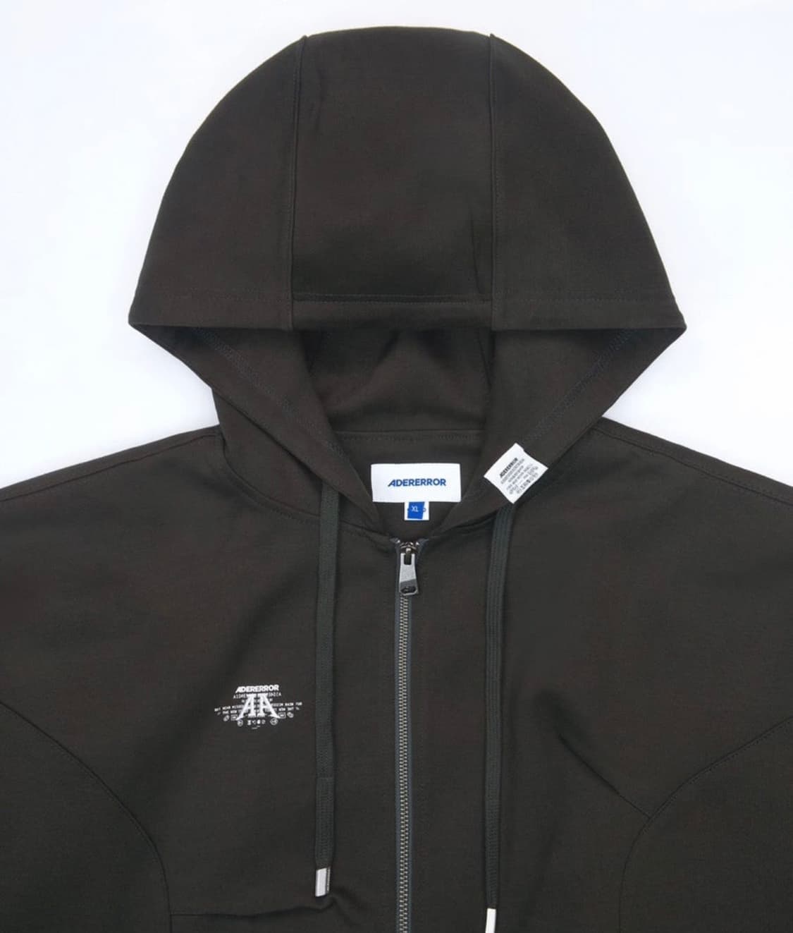 (새상품) 아더에러 놀크 로고 후드집업 카키 주우재 착용 상품이미지4