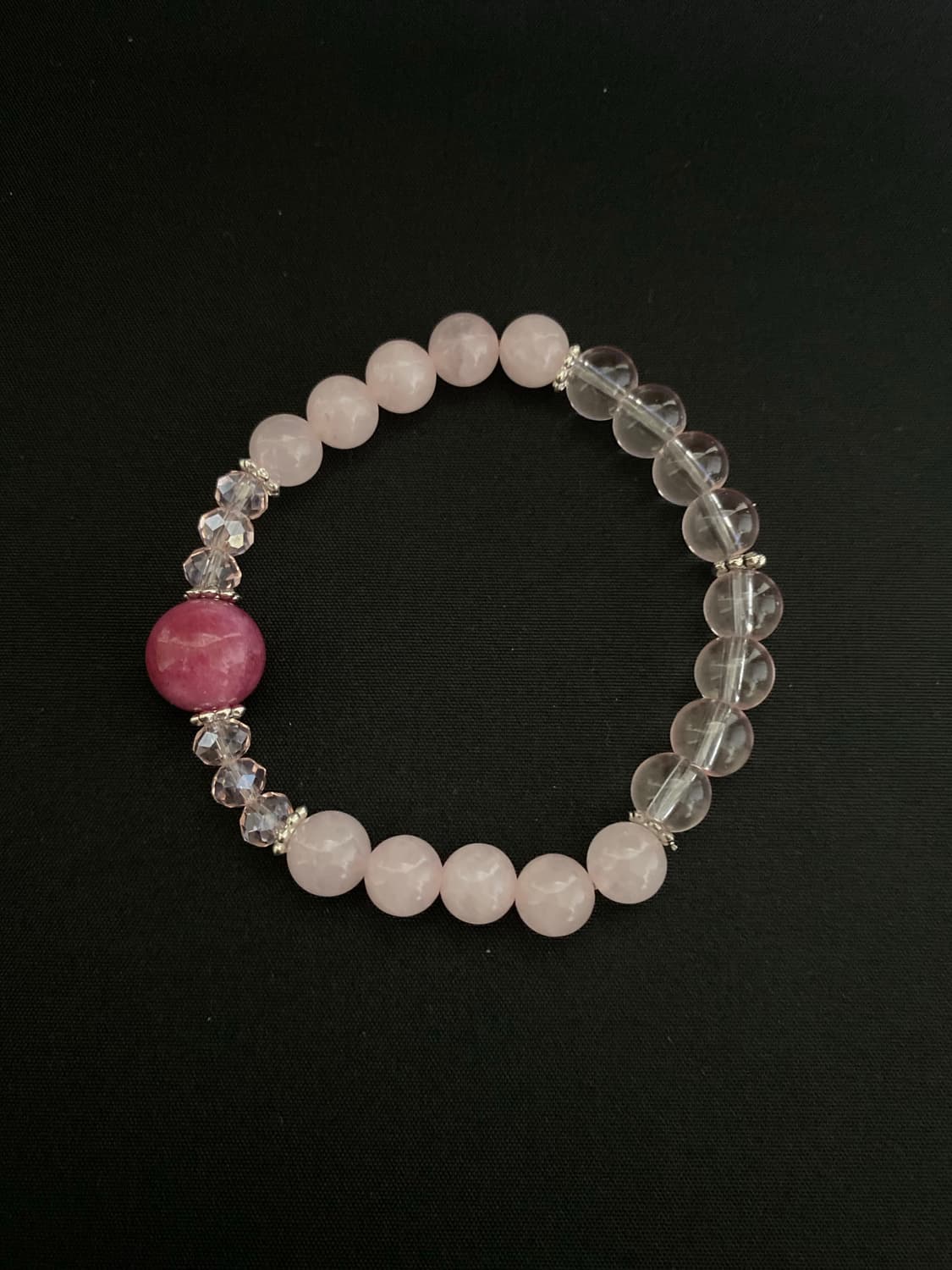 로즈 쿼츠 팔찌 상품이미지1