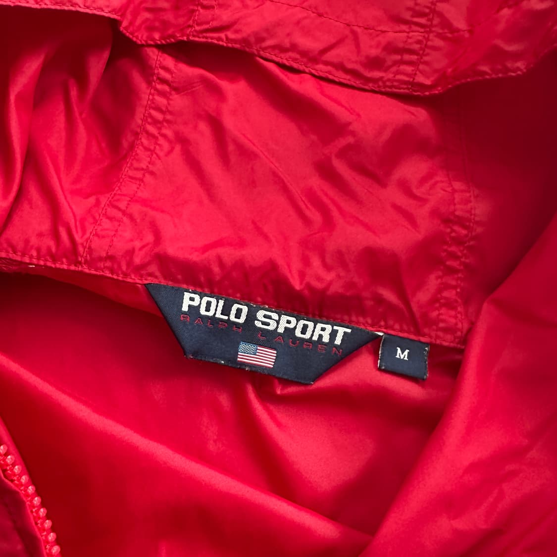 90s [M] 폴로 스포츠 빈티지 빅로고 바람막이 자켓 상품이미지5