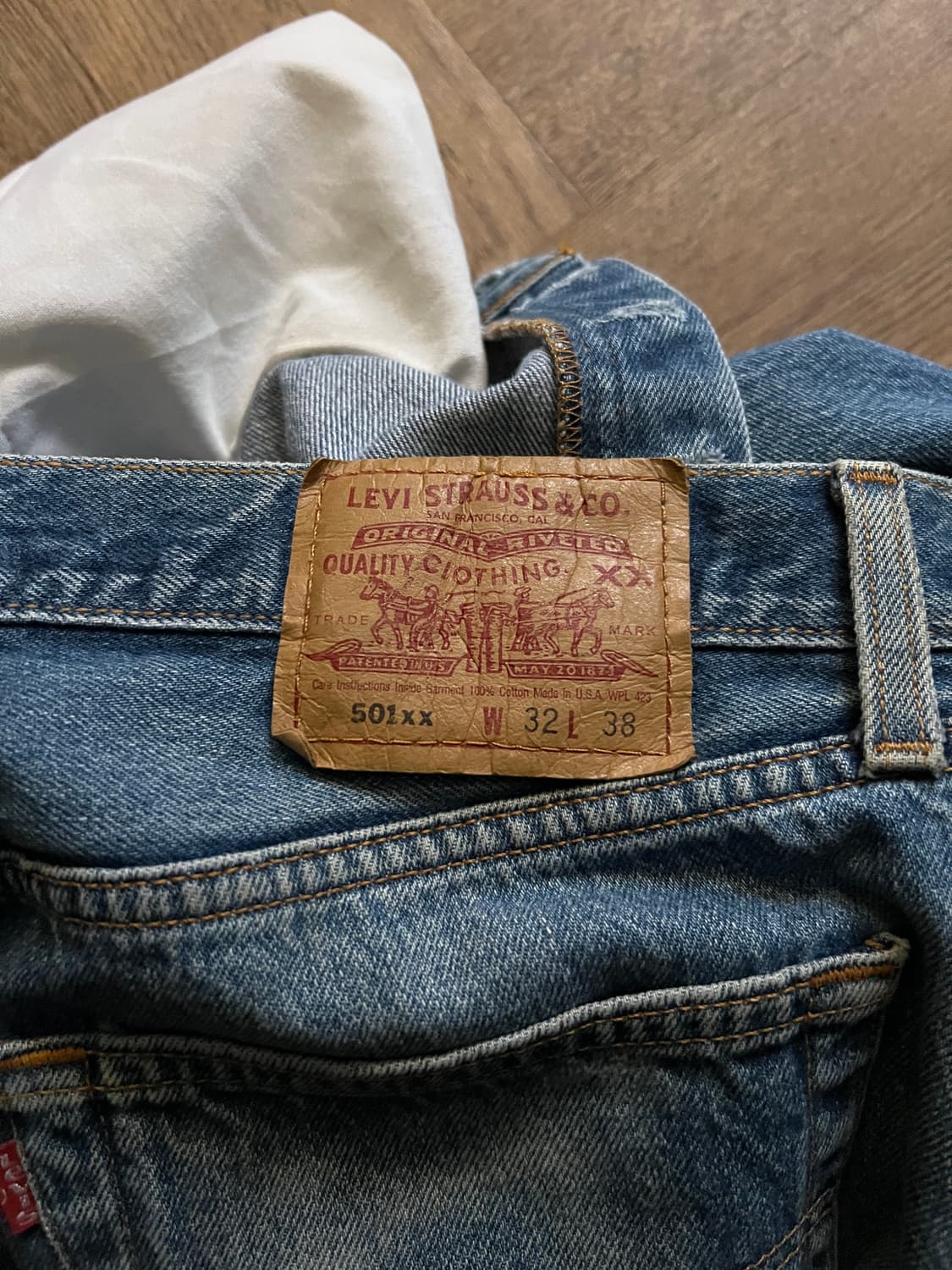 [32]90's 리바이스 501XX USA Made 데님 팬츠 S40 상품이미지5