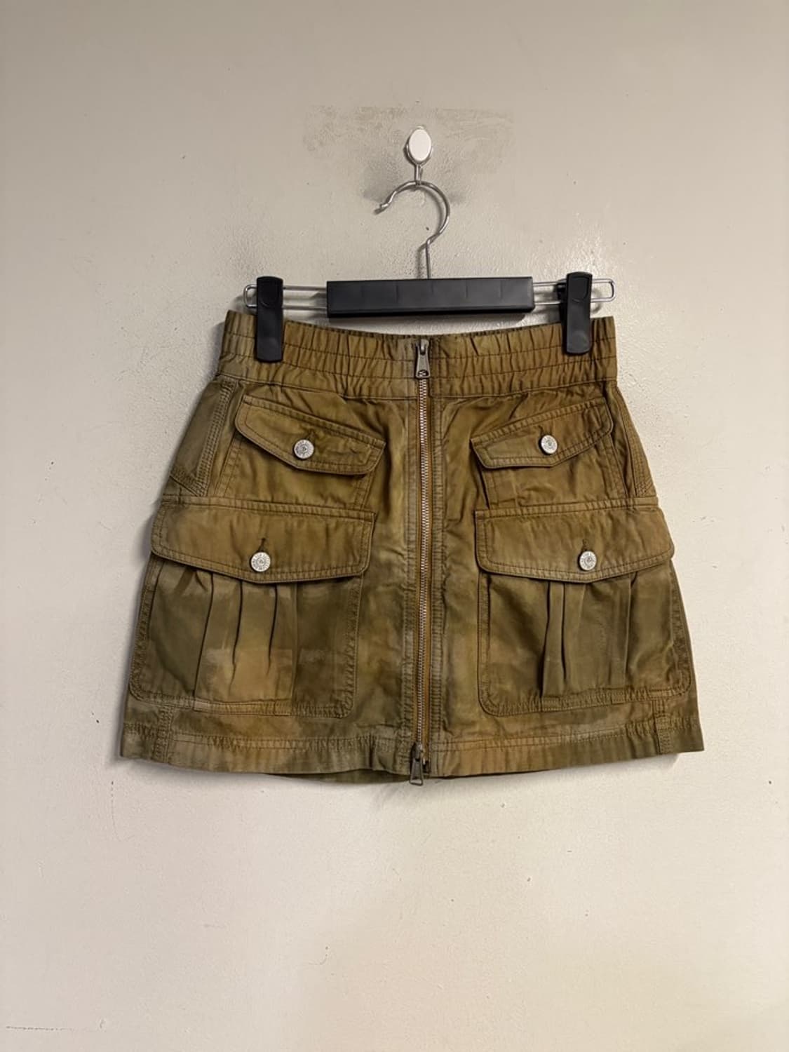 DIESEL Zip-Front Cargo Mini Skirt  상품이미지1