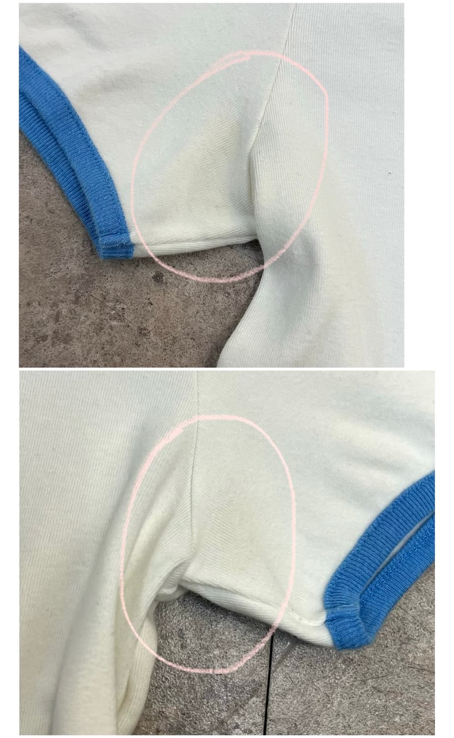 마리떼 프랑소와 저버 크롭 반팔티 화이트 M #csz3910  상품이미지6