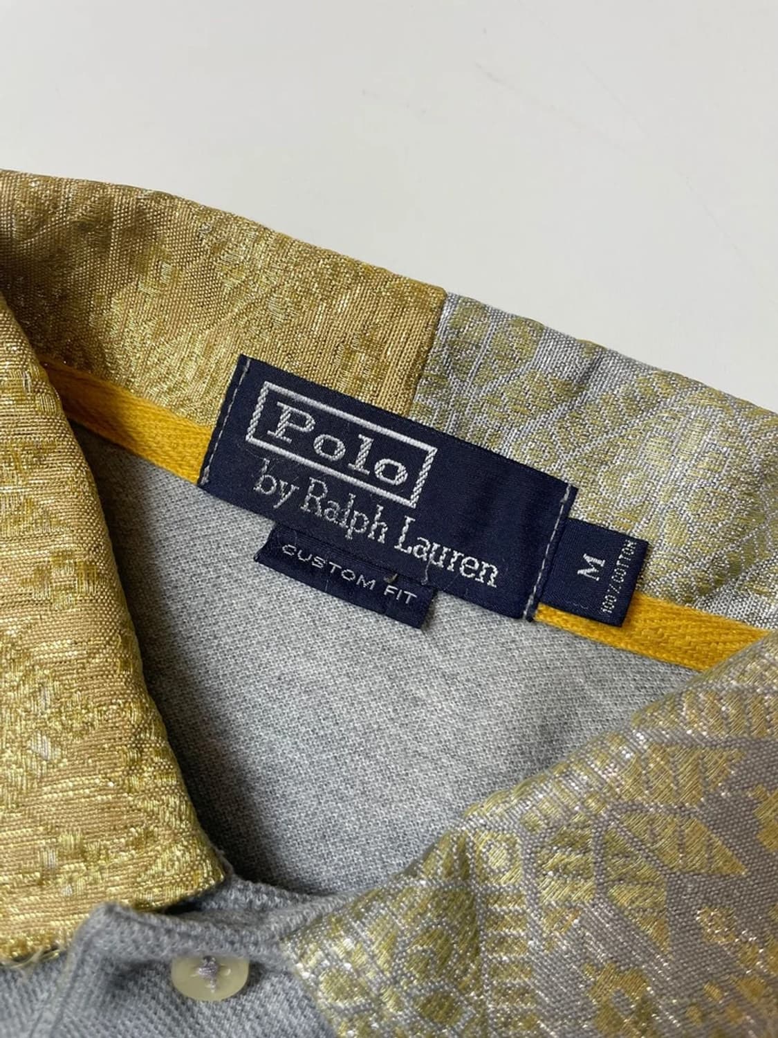 폴로 랄프로렌 배색 옐로우 빅포니 반팔 티셔츠 PN9533 상품이미지5