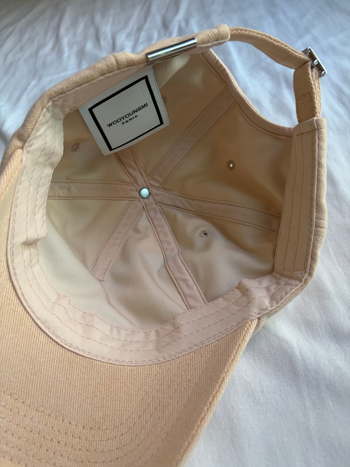 우영미 자수 볼캡 살몬23FW 모자  Wooyoungmi Cap 상품이미지6