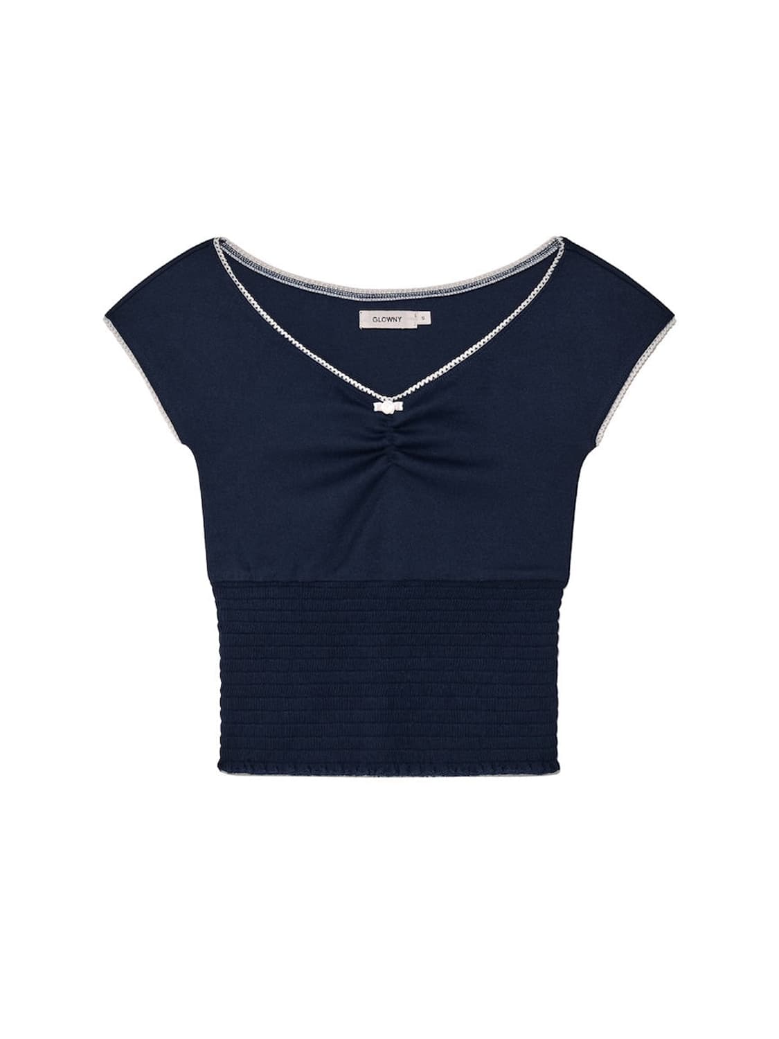 [M] 글로니 피카부 스모크 티 네이비 상품이미지1