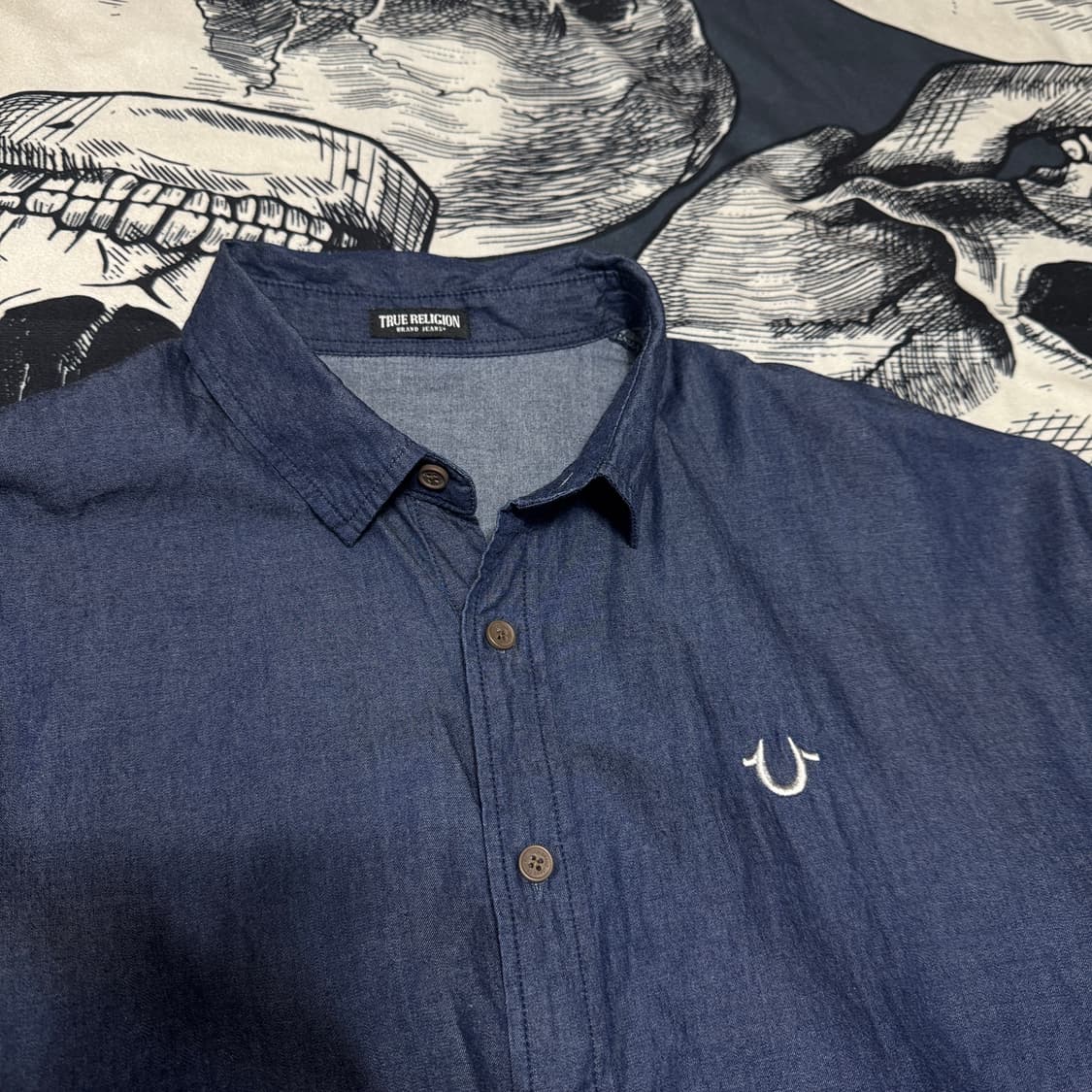 트루릴리젼 데님셔츠 100 L사이즈 상품이미지2