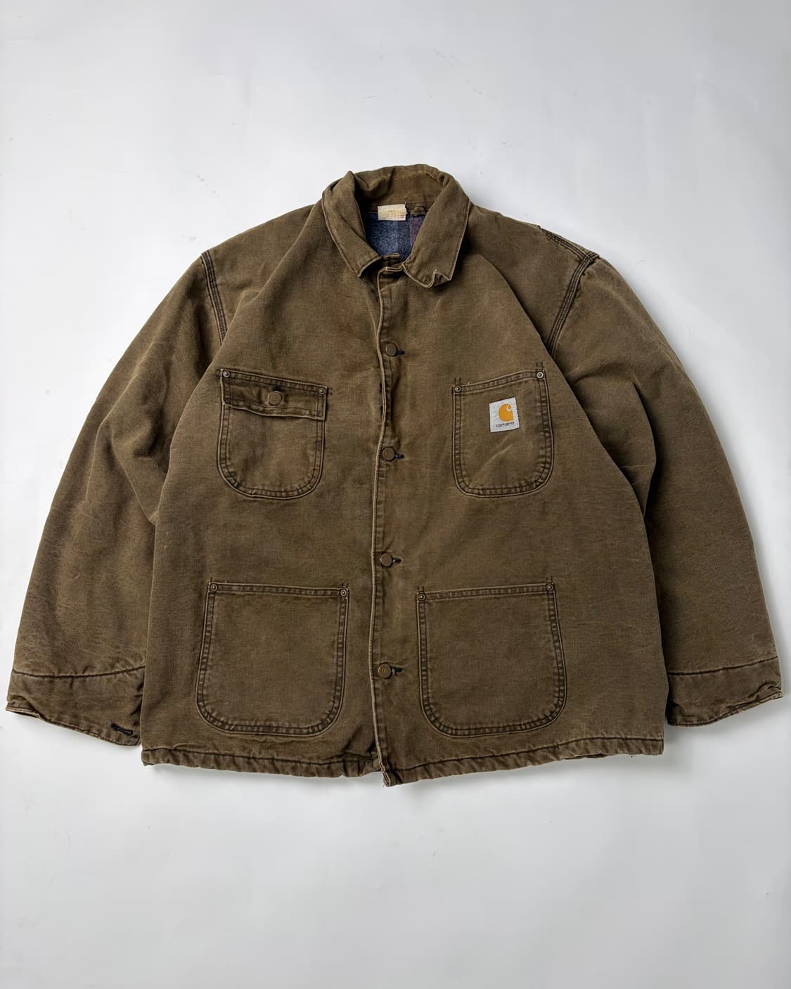 90s Carhartt Chore Jacket (Dark Brown) 상품이미지1