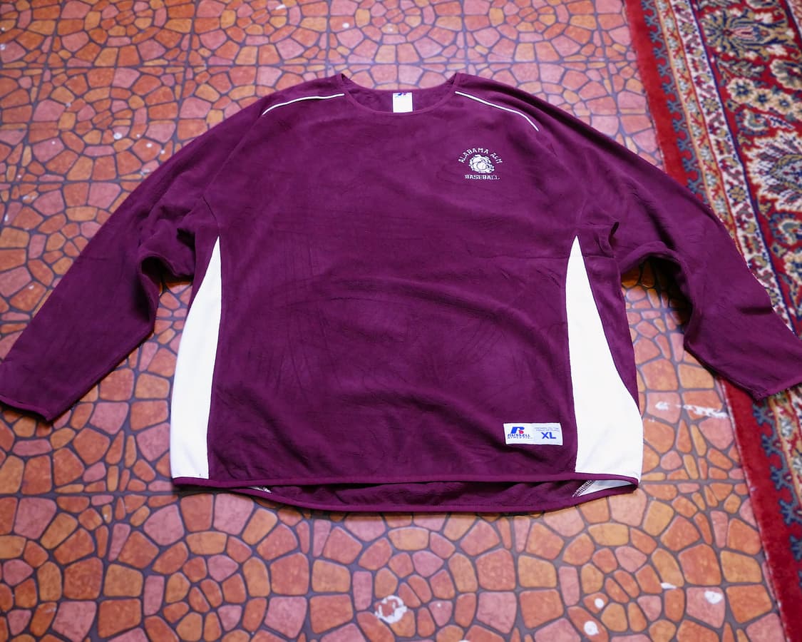 [XL] Russell 러셀 애슬레틱A&M 베이스볼 웜업 플리스 상품이미지2