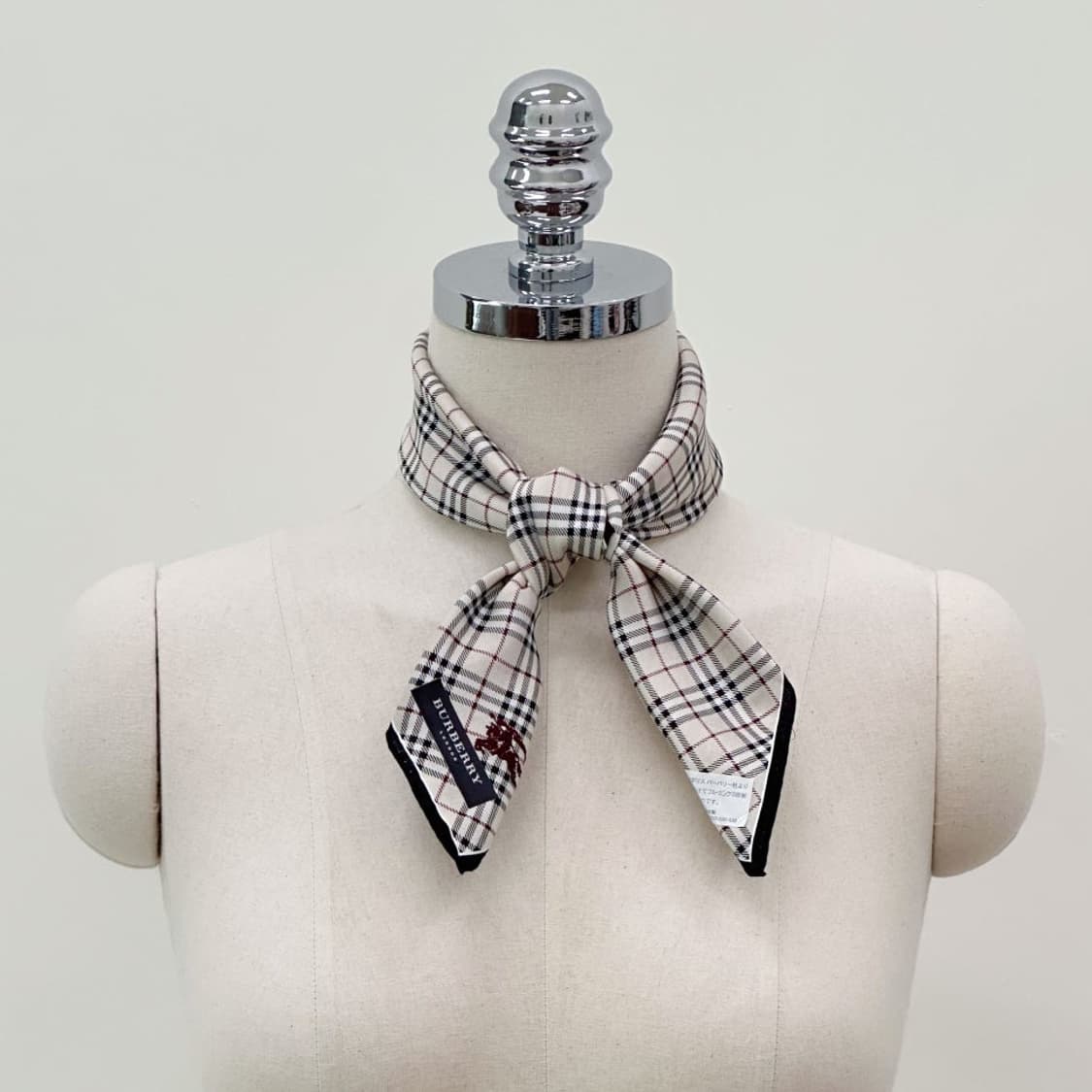 (새상품) burberry / 버버리 코튼 쁘띠스카프 손수건 상품이미지8