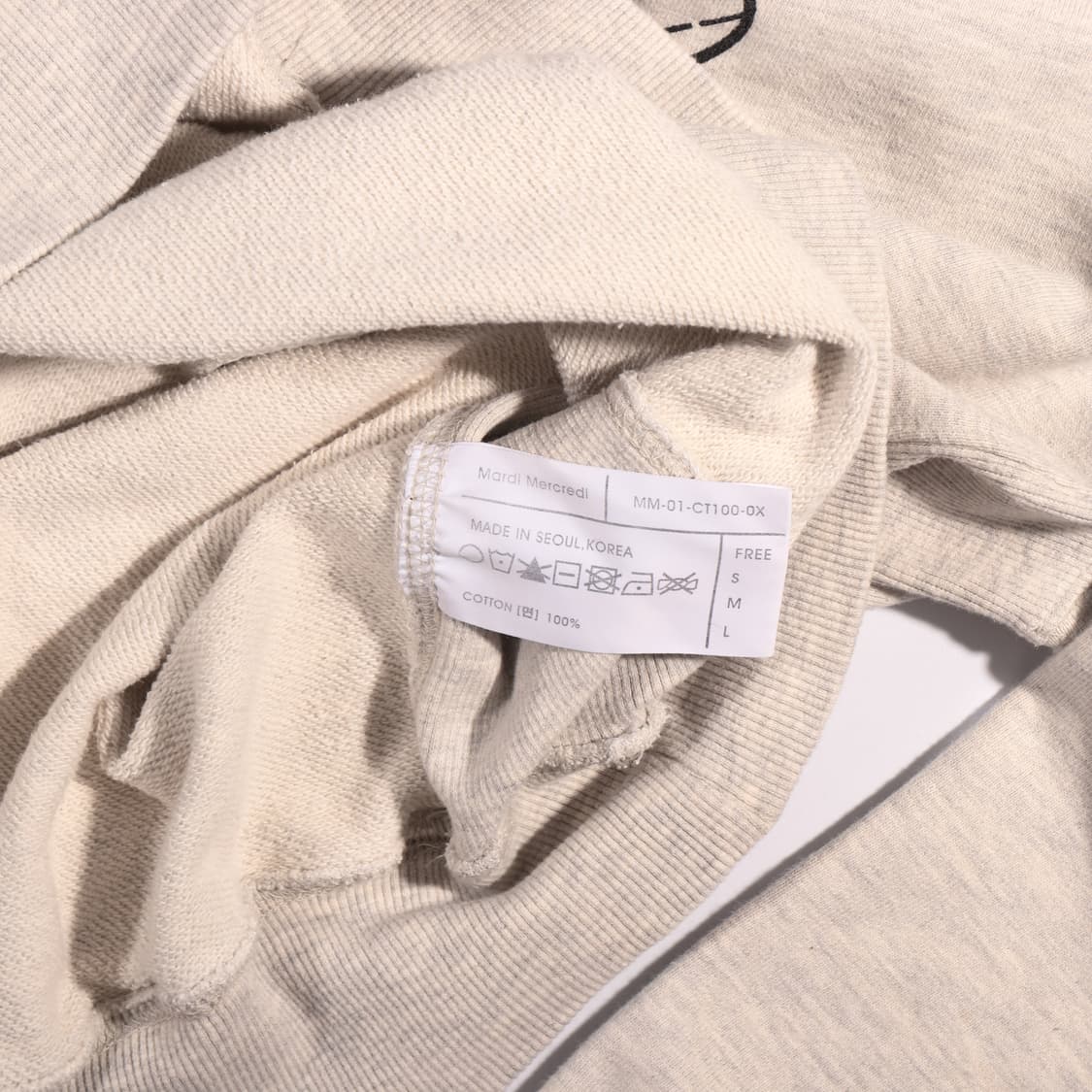 마르디 크롭 맨투맨 B287 상품이미지4