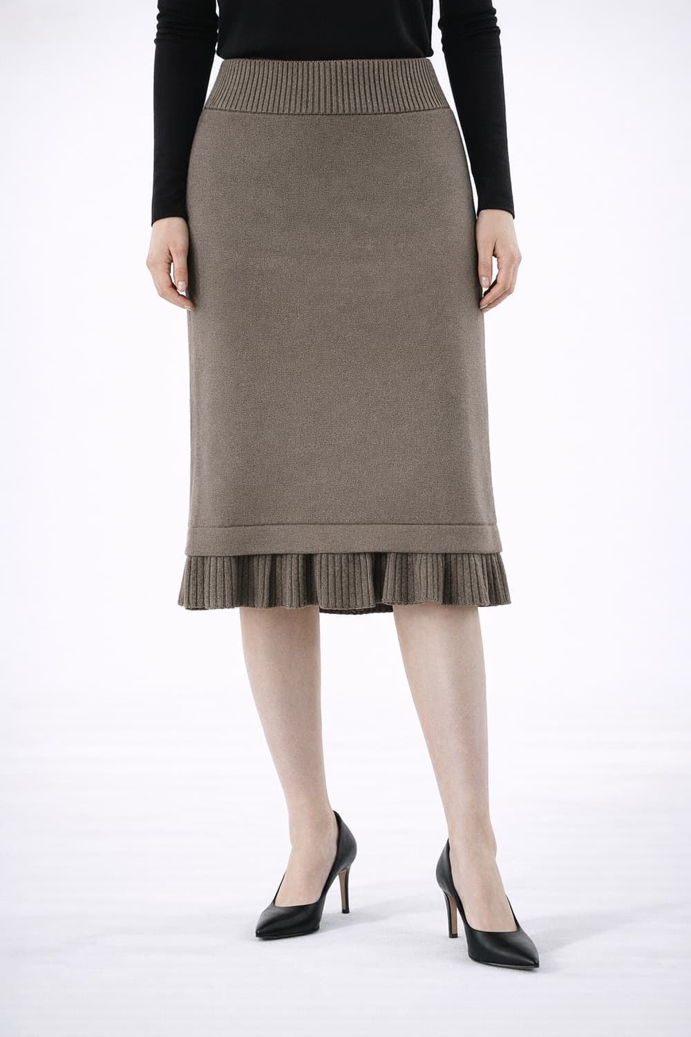 지방시 여성 울 니트스커트 상품이미지1