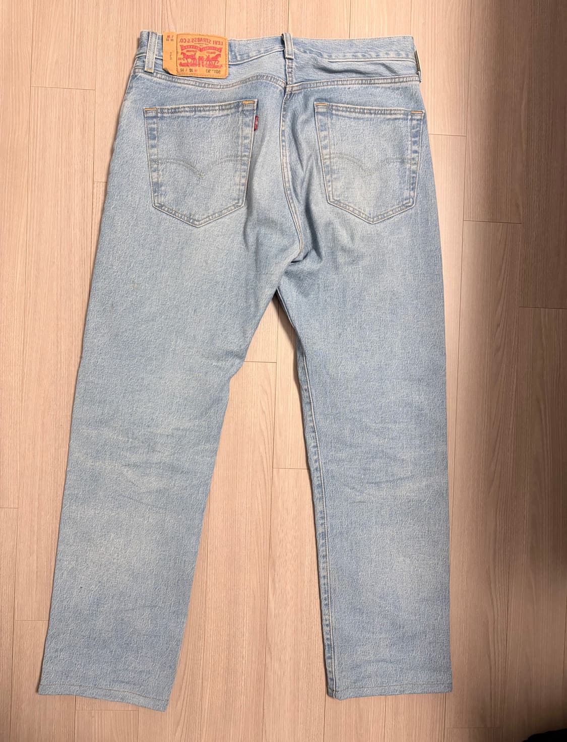 리바이스 501 워싱 데님 청바지 상품이미지2