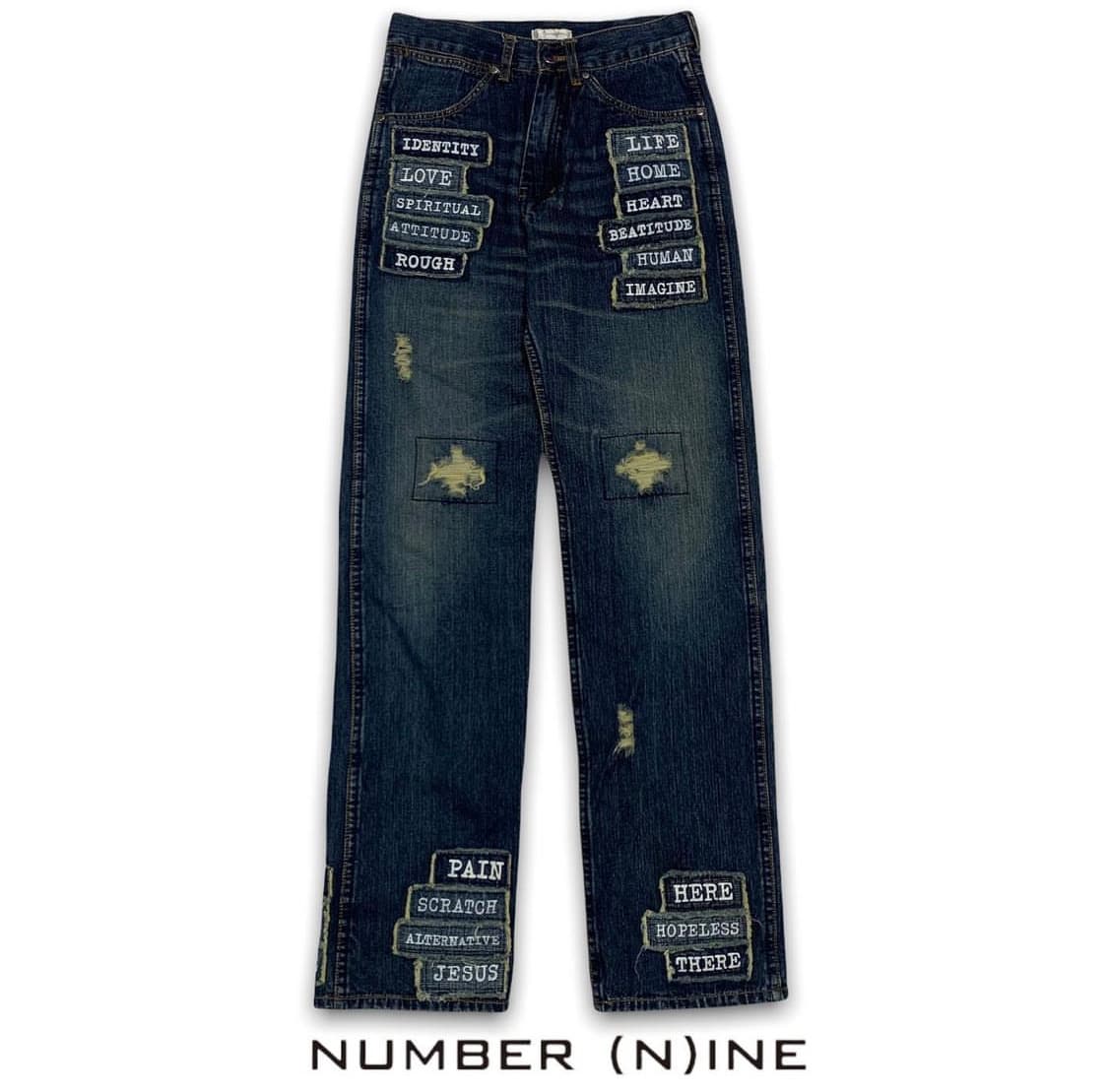 numbernine patch jeans 상품이미지1