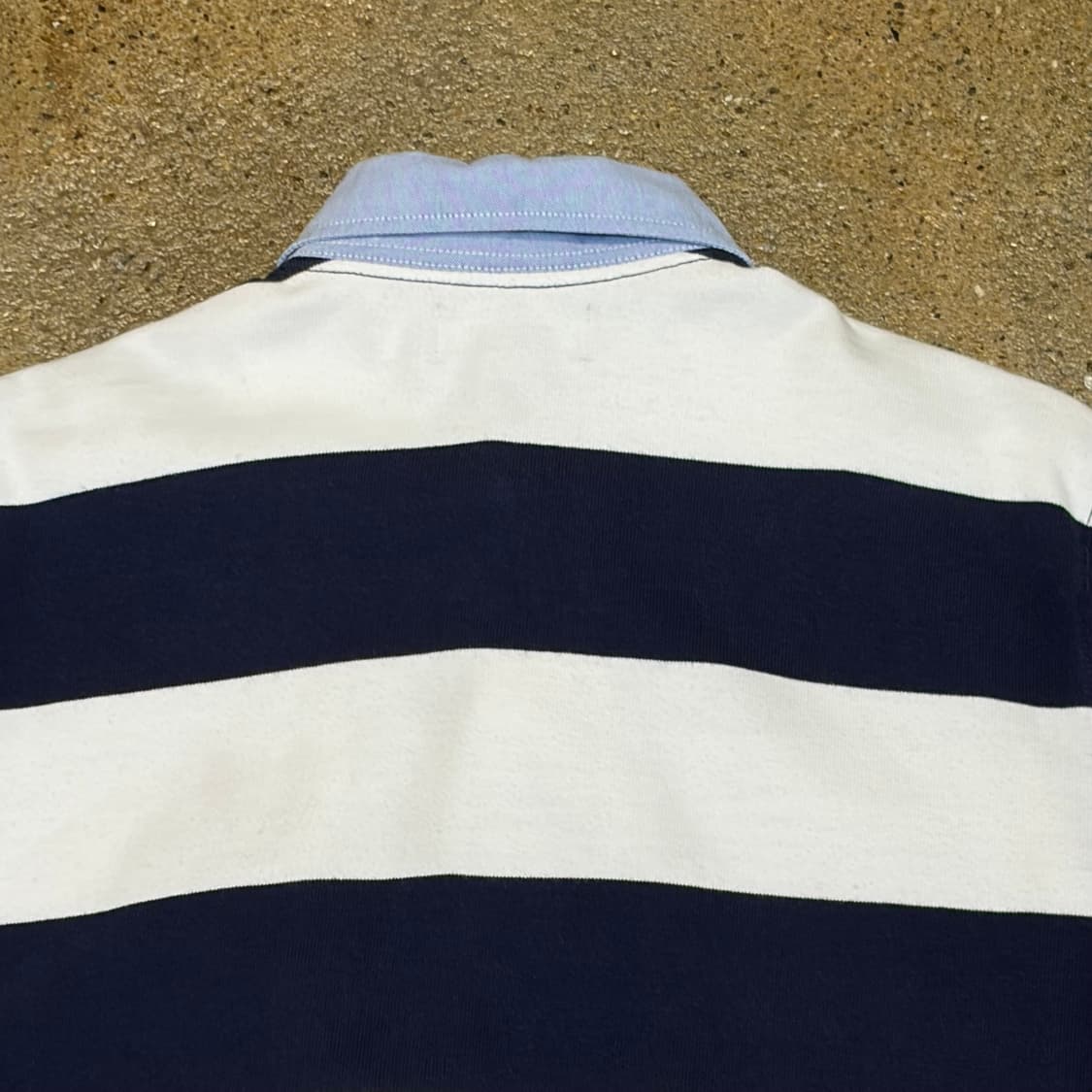 레어 00s 미국 빈티지 폴로랄프로렌 스트라이프 럭비티 카라티 상품이미지7