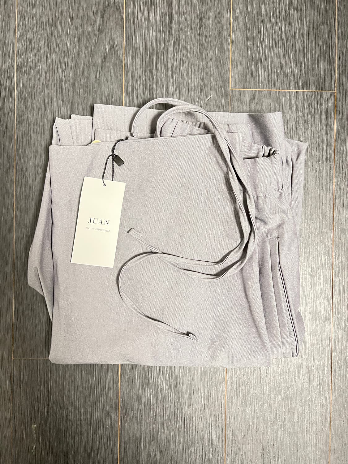 [S] 주앙옴므 플리츠 스트링 트라우저 올시즌 그레이 상품이미지1