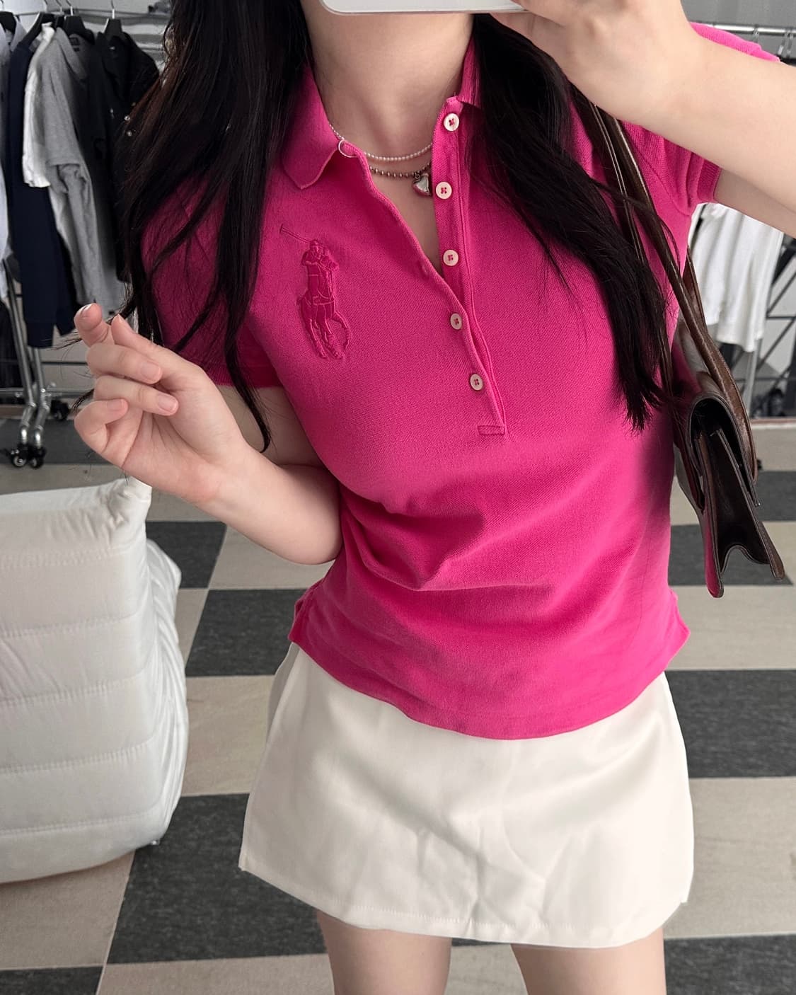랄프로렌 빅포니 5버튼 슬림핏 카라 티셔츠  상품이미지7