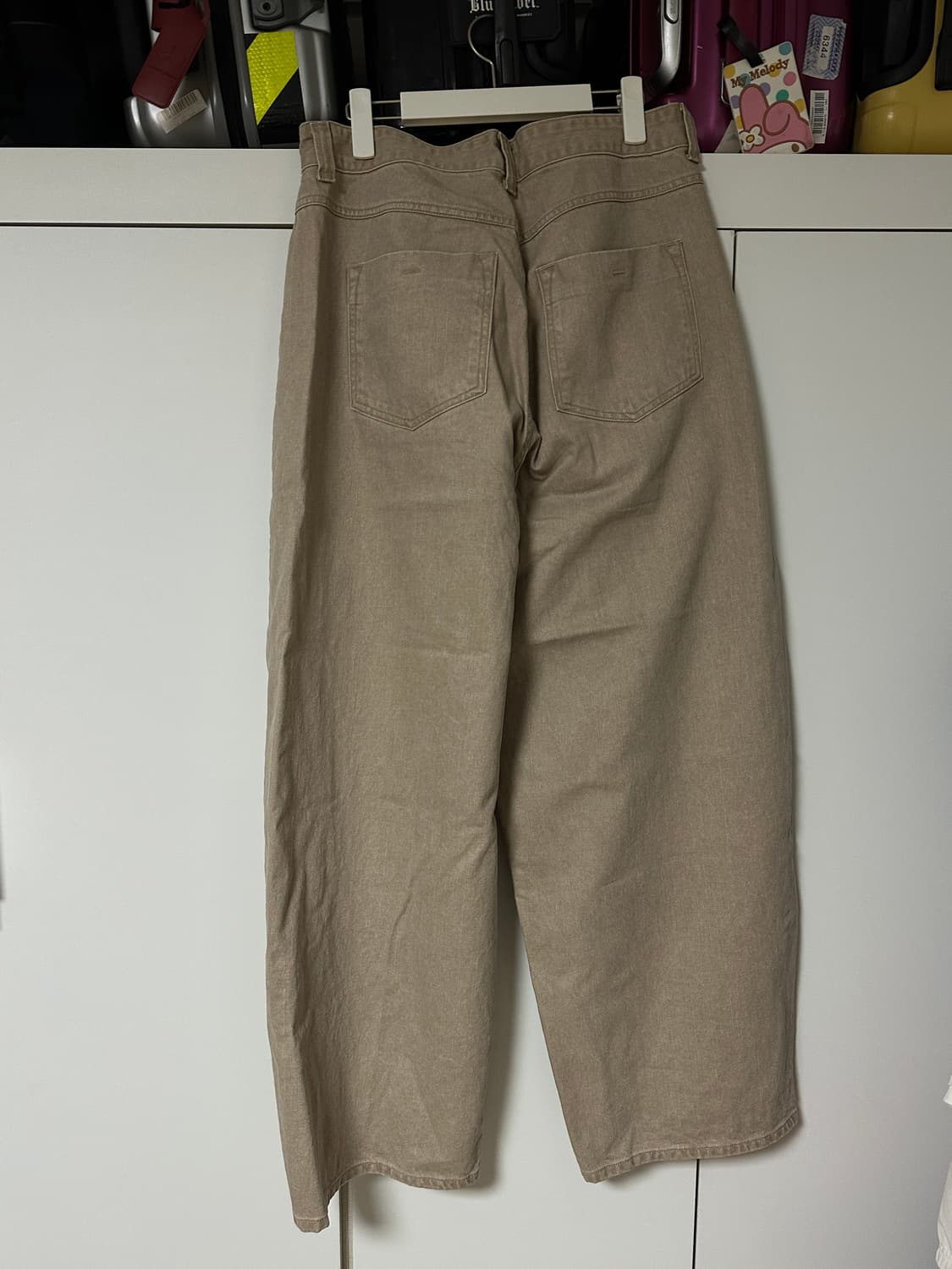 noun wide curved denim pants 상품이미지2